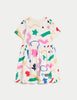 Pure Cotton Abstract Print Dress