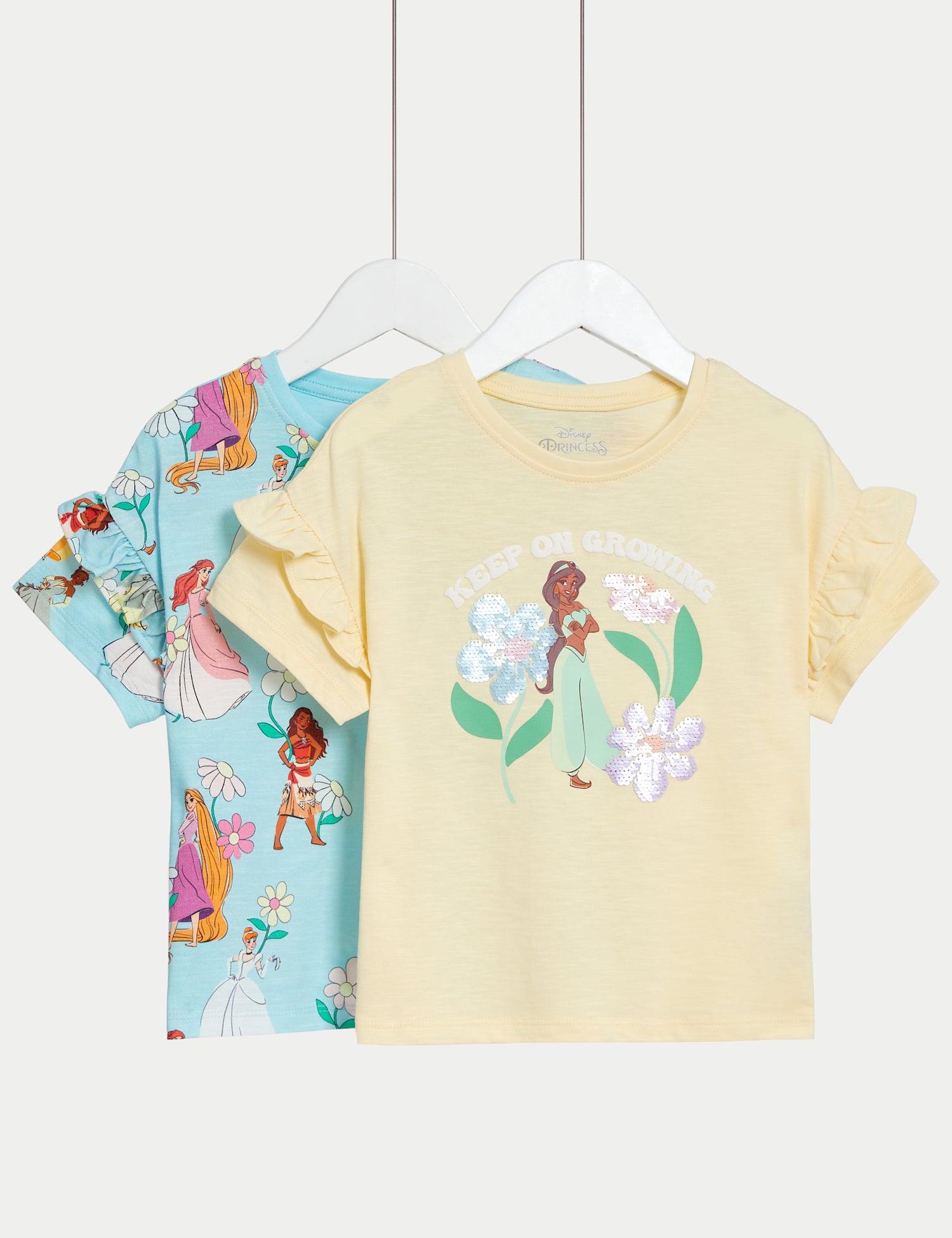 2pk Pure Cotton Disney Princess™ T-Shirts