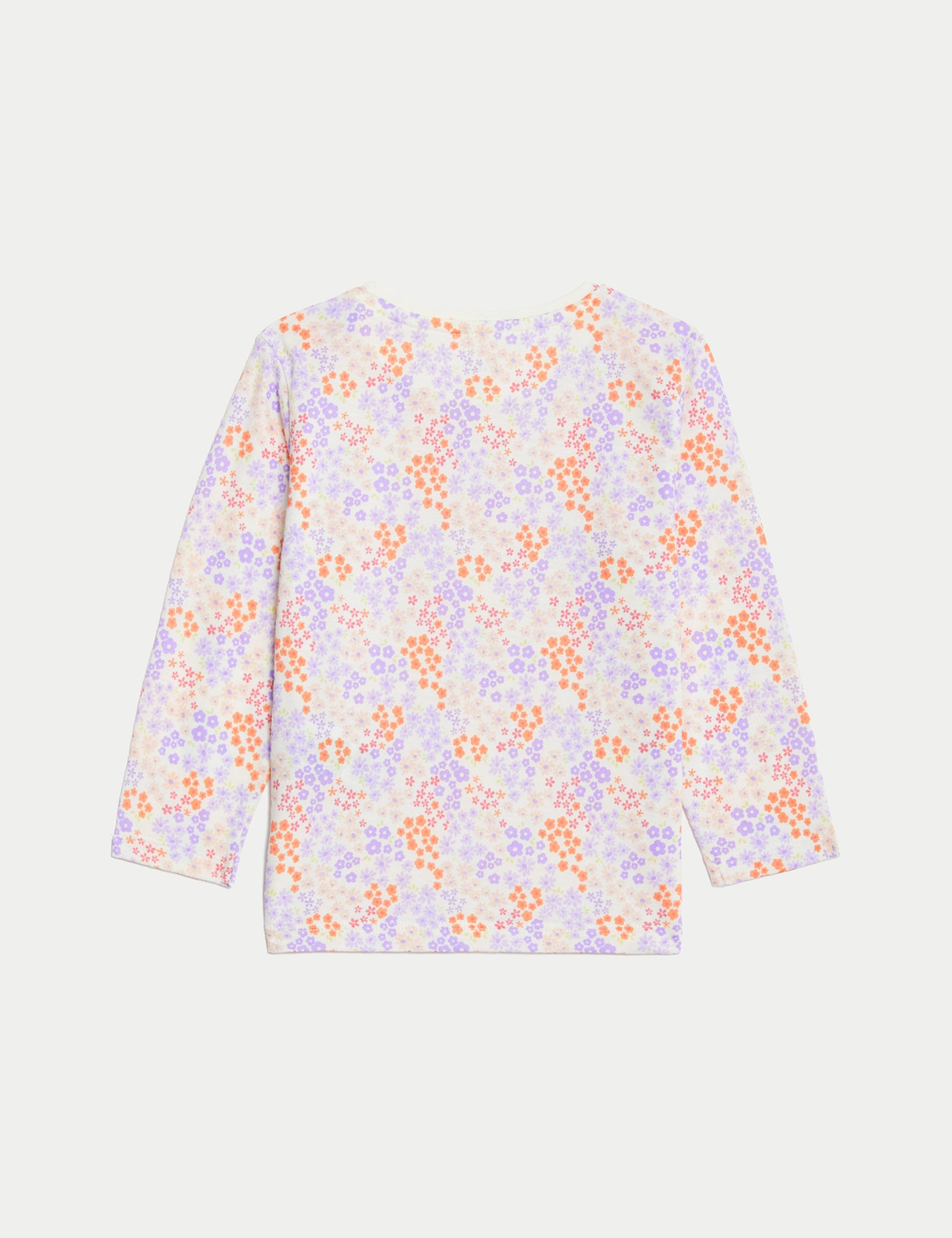 2pk Pure Cotton Floral & Plain Tops