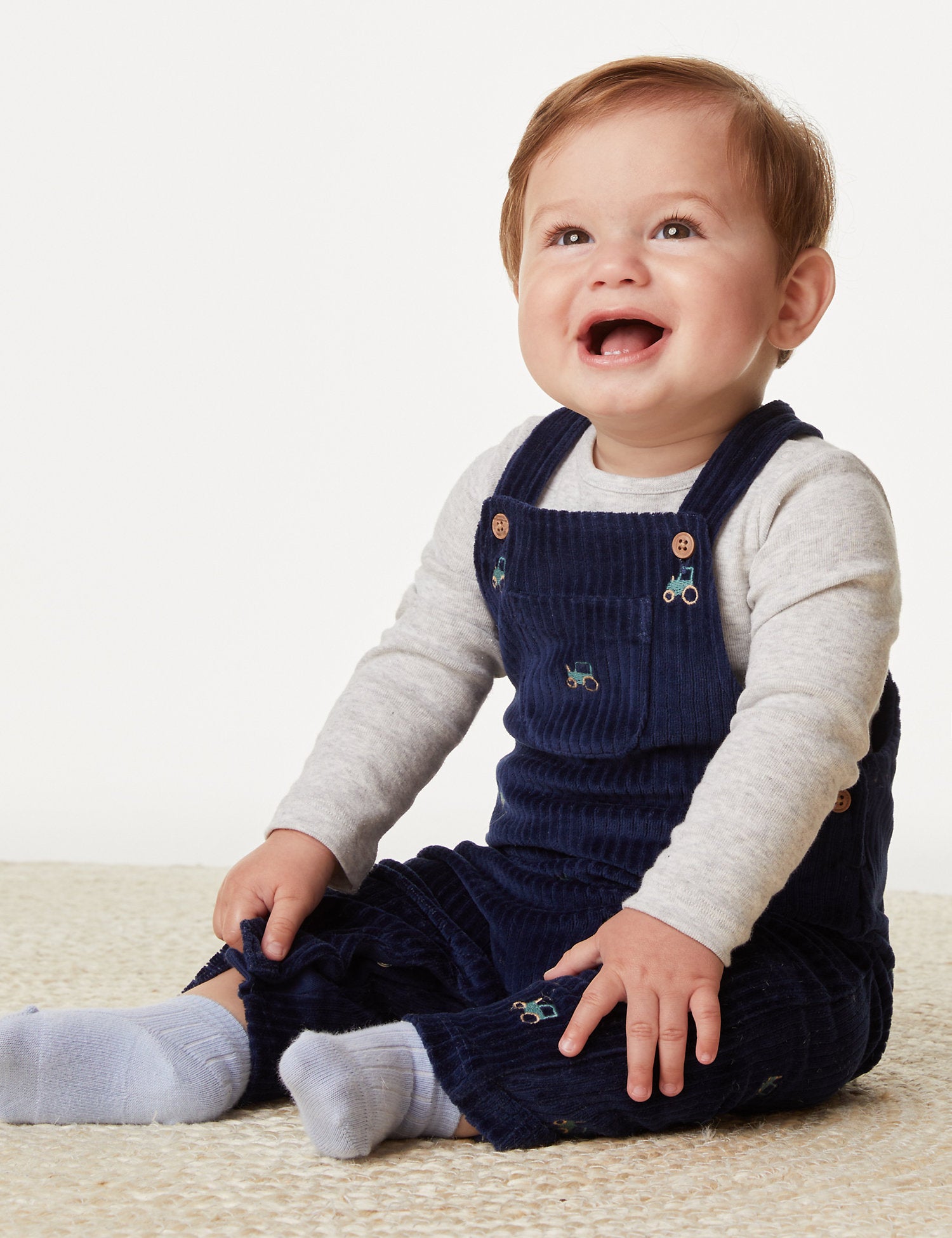 2pc Tractor Dungaree Outfit
