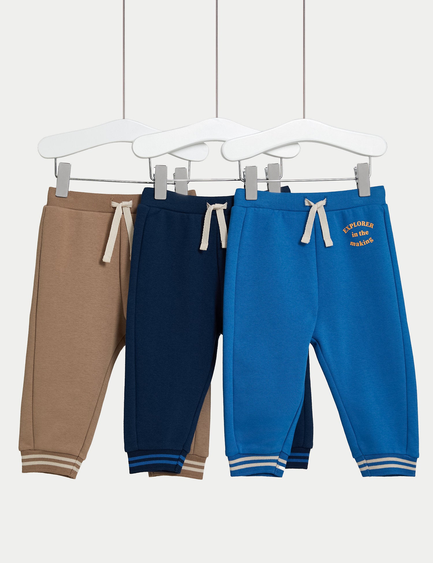 3pk Cotton Rich Joggers