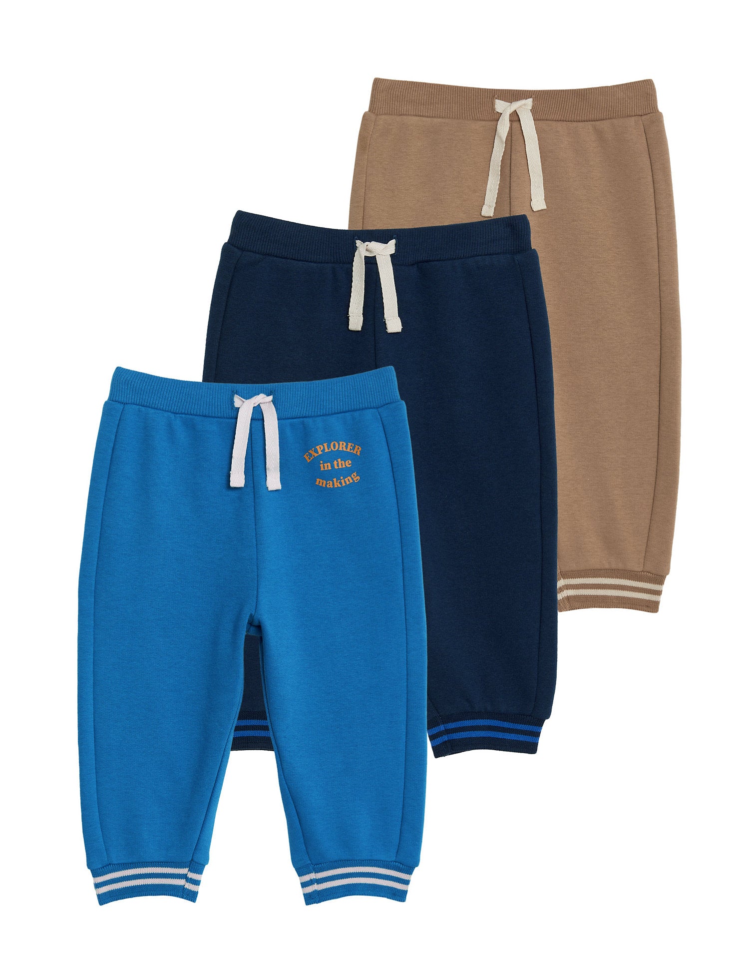 3pk Cotton Rich Joggers