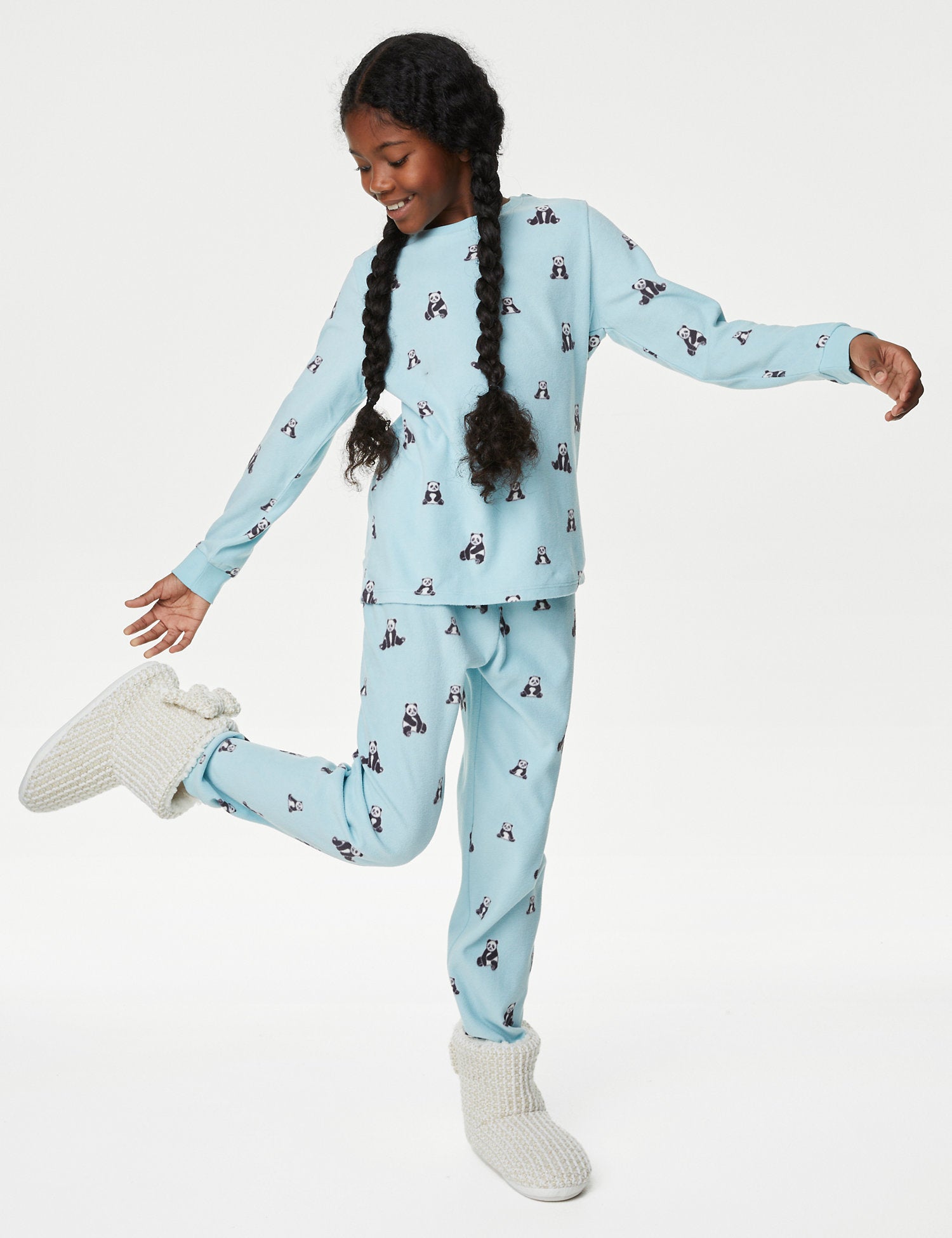 Fleece Panda Pyjamas