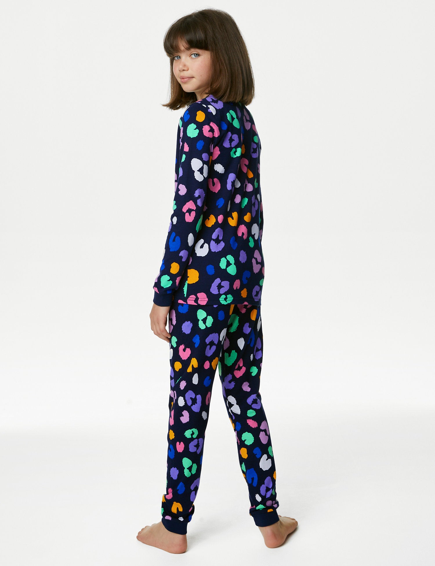 Cotton Rich Leopard Print Pyjamas
