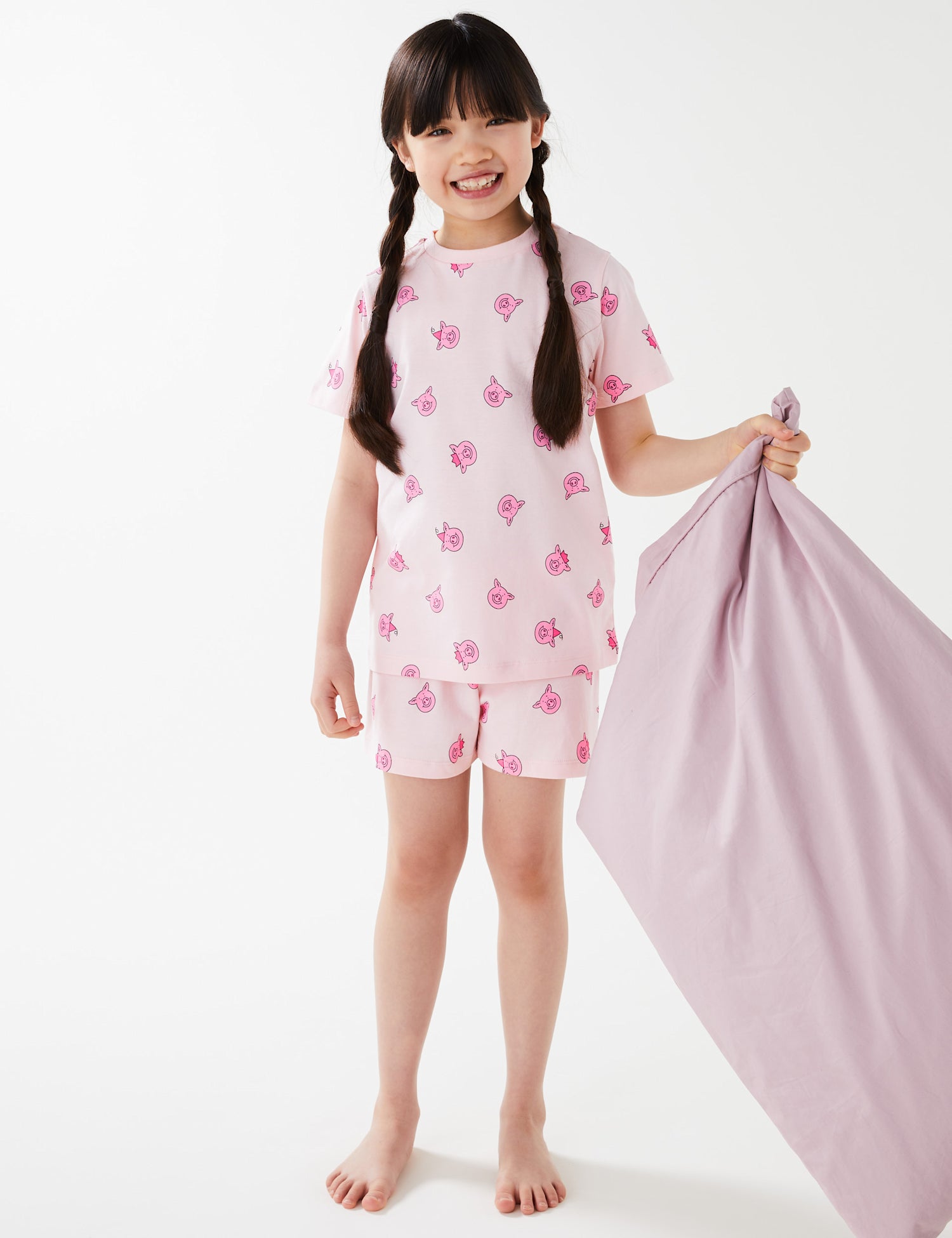 Pure Cotton Percy Pig™ Short Pyjamas