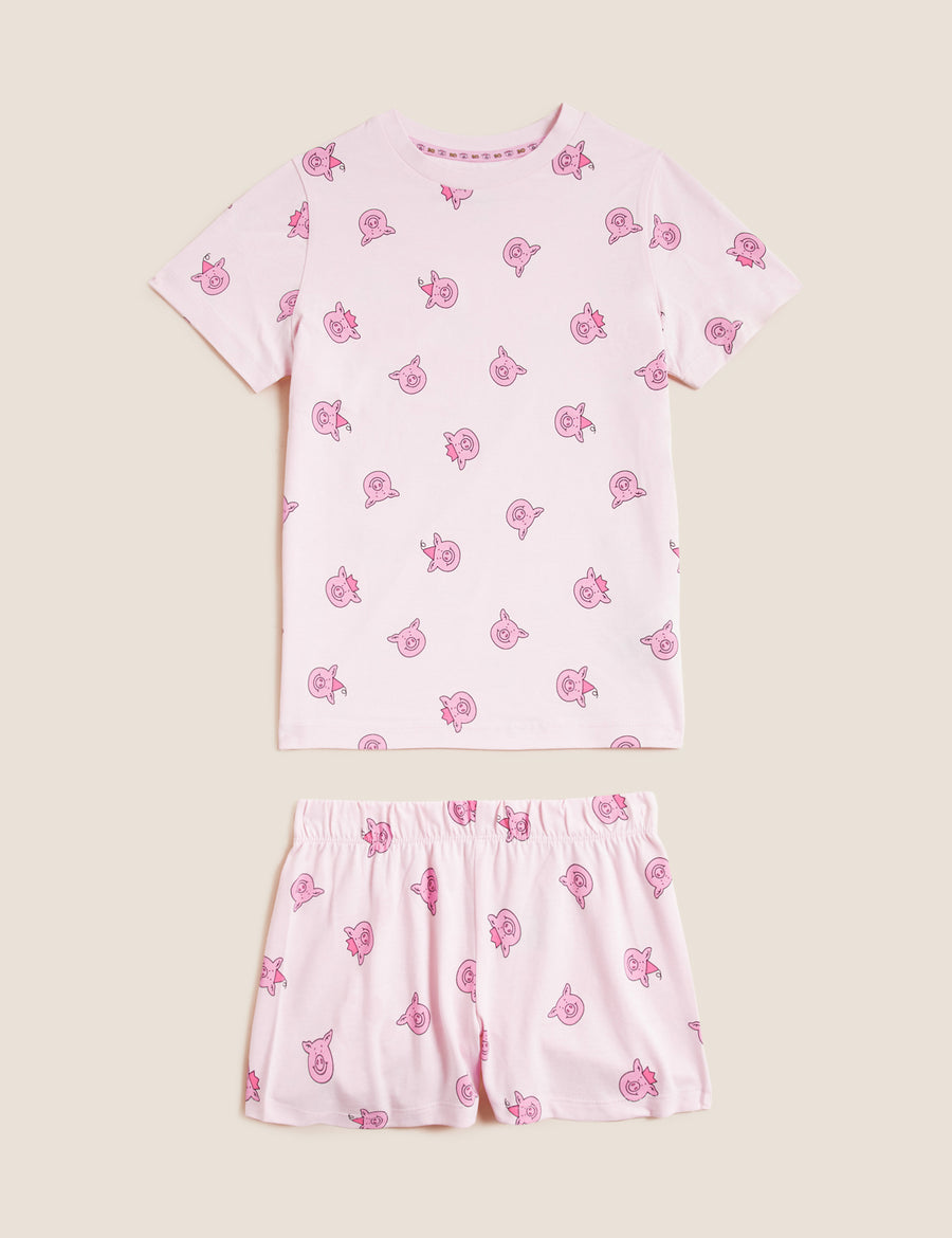 Pure Cotton Percy Pig™ Short Pyjamas