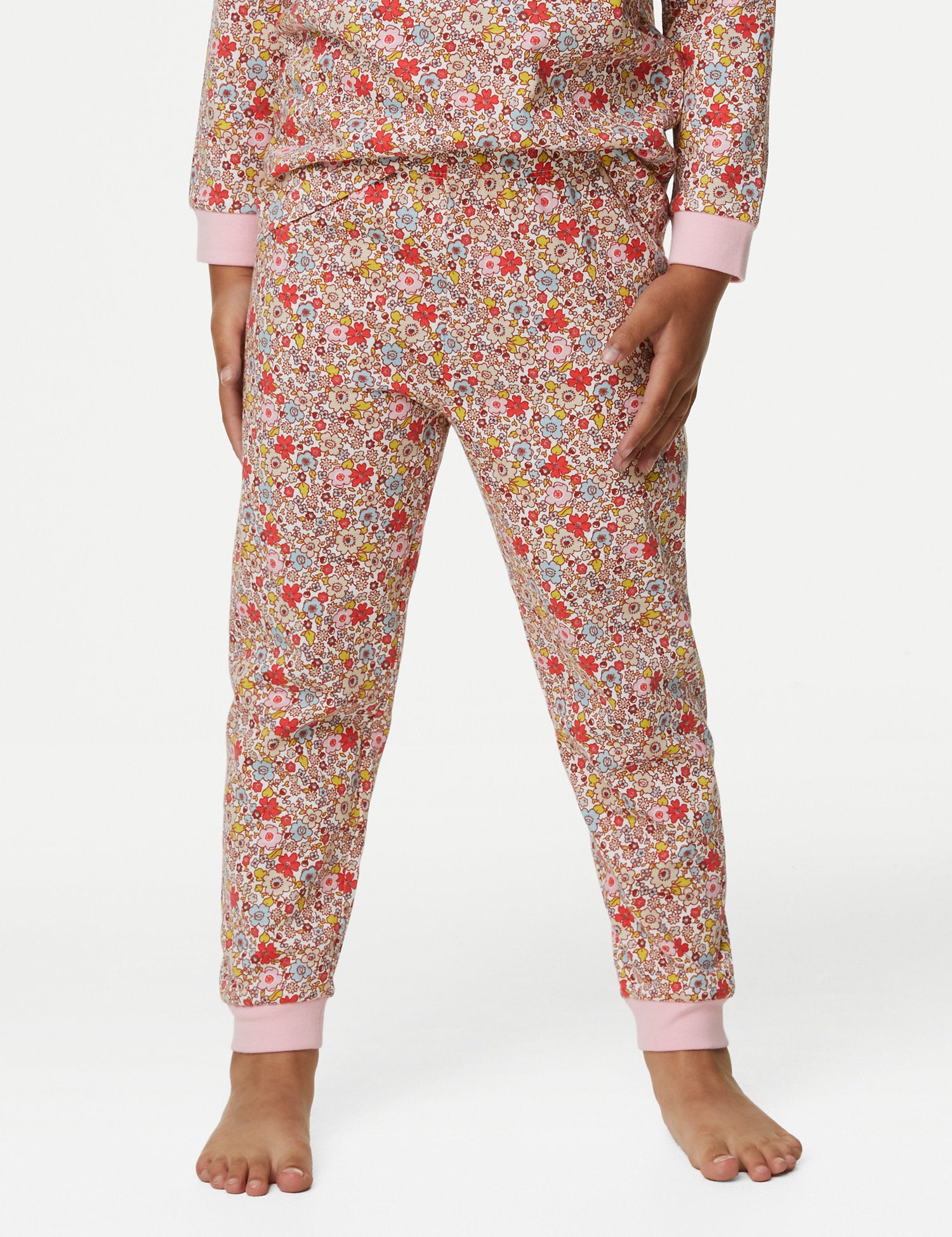 3pk Pure Cotton Floral Pyjama Sets