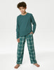 2pk Pure Cotton Checked Pyjama Sets