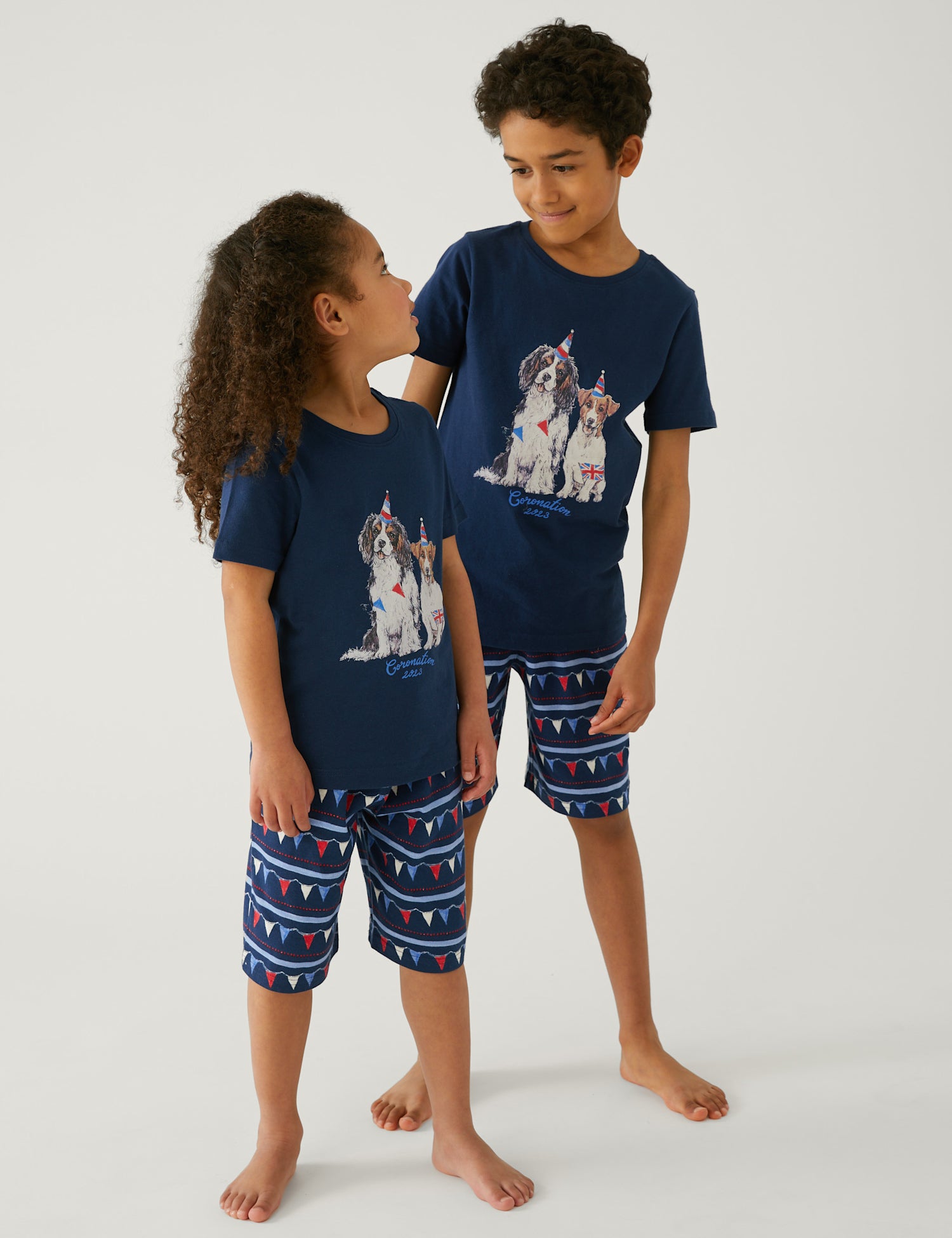 Pure Cotton Coronation Short Pyjama Set