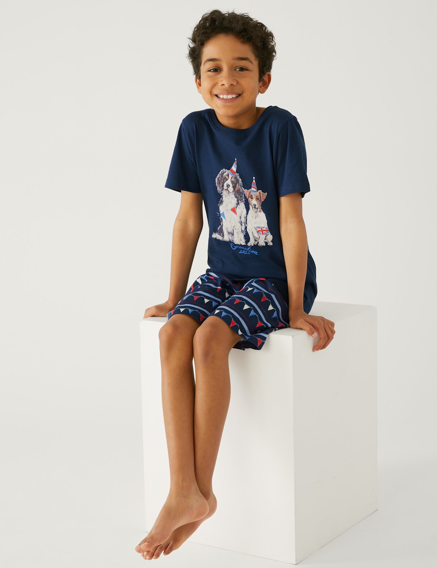 Pure Cotton Coronation Short Pyjama Set