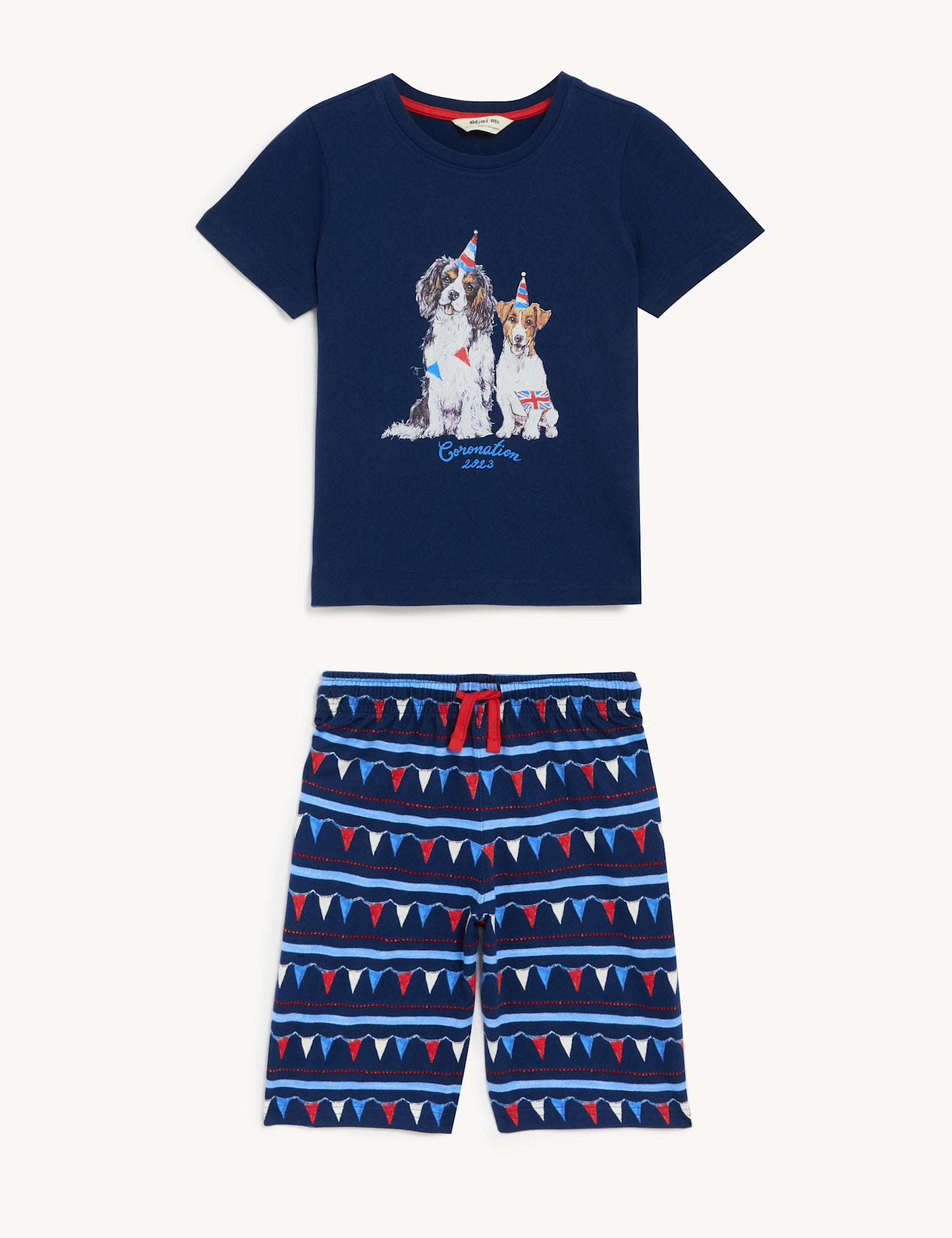 Pure Cotton Coronation Short Pyjama Set
