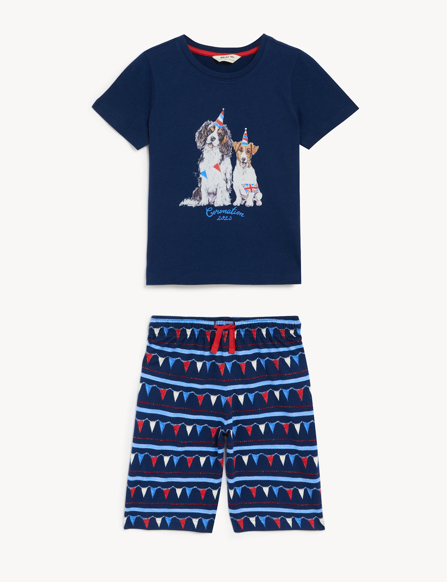 Pure Cotton Coronation Short Pyjama Set