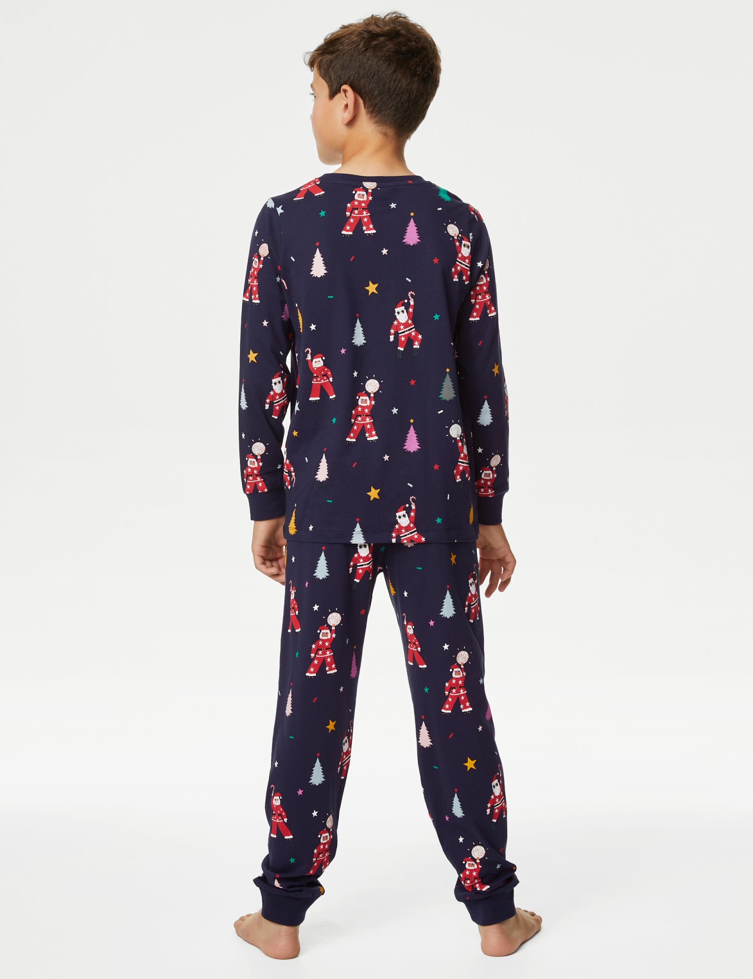 Kids' Disco Santa Family Christmas Pyjama Set