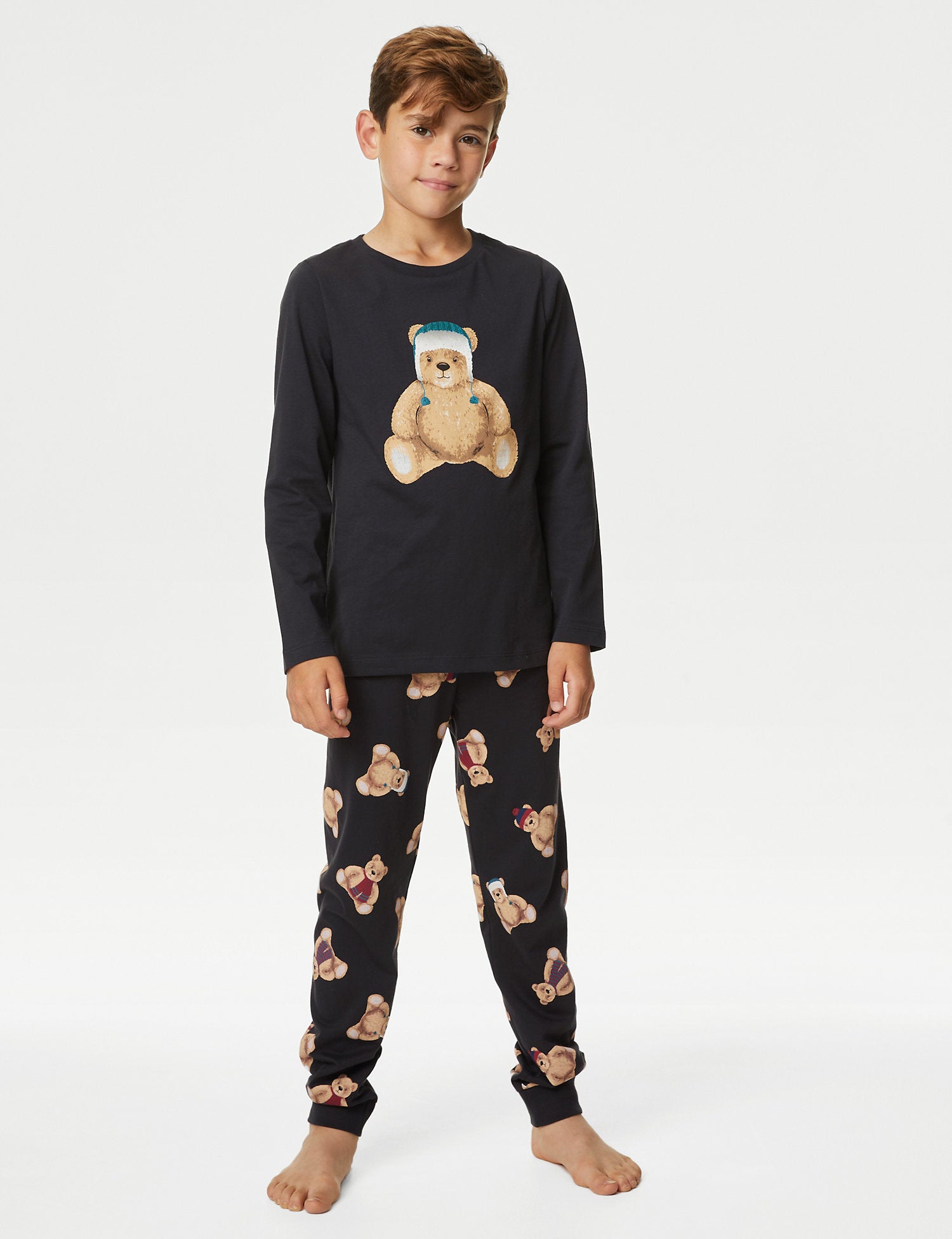 Kids' Spencer Bear Family Christmas Pyjama Set