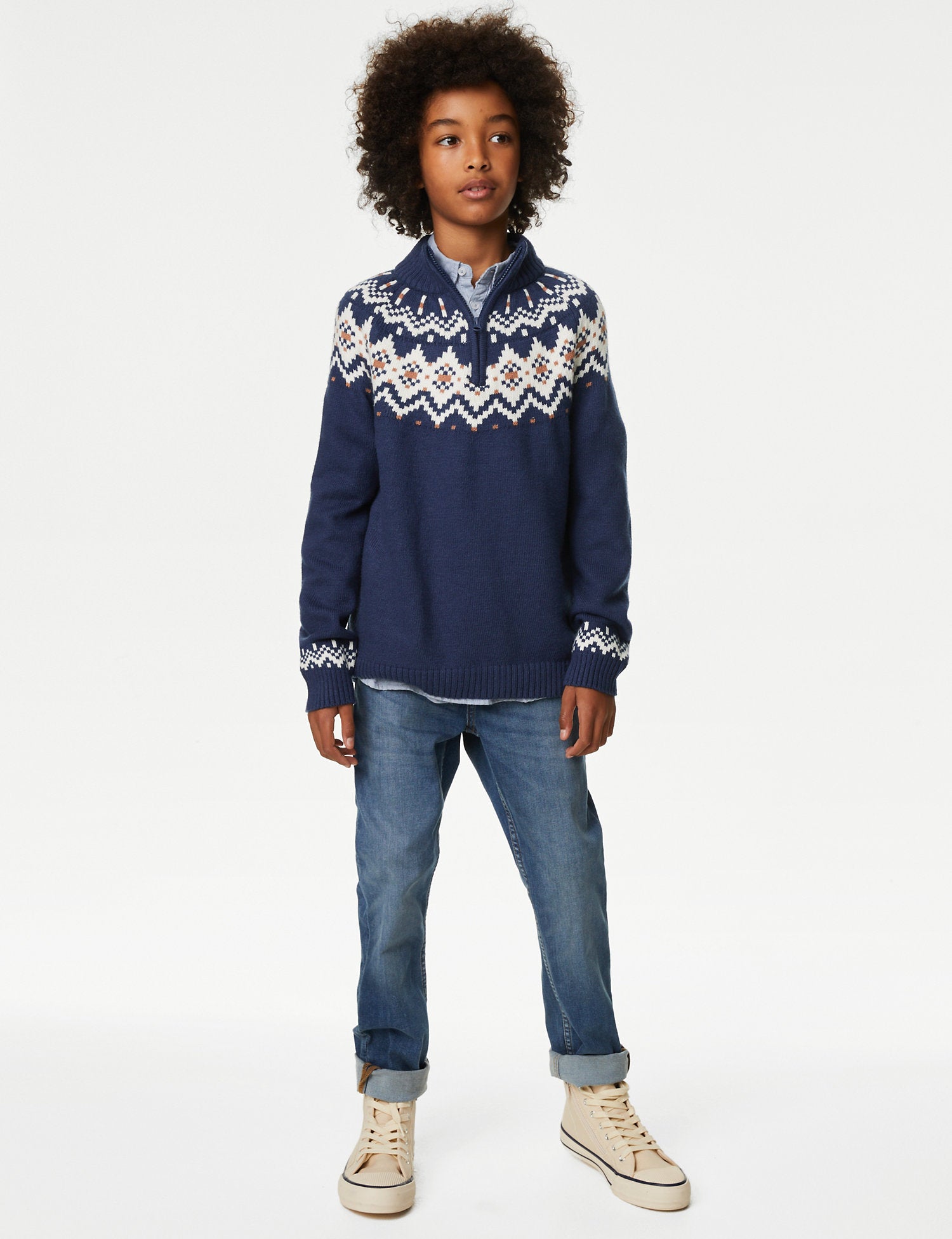 Cotton Rich Fair Isle Jumper