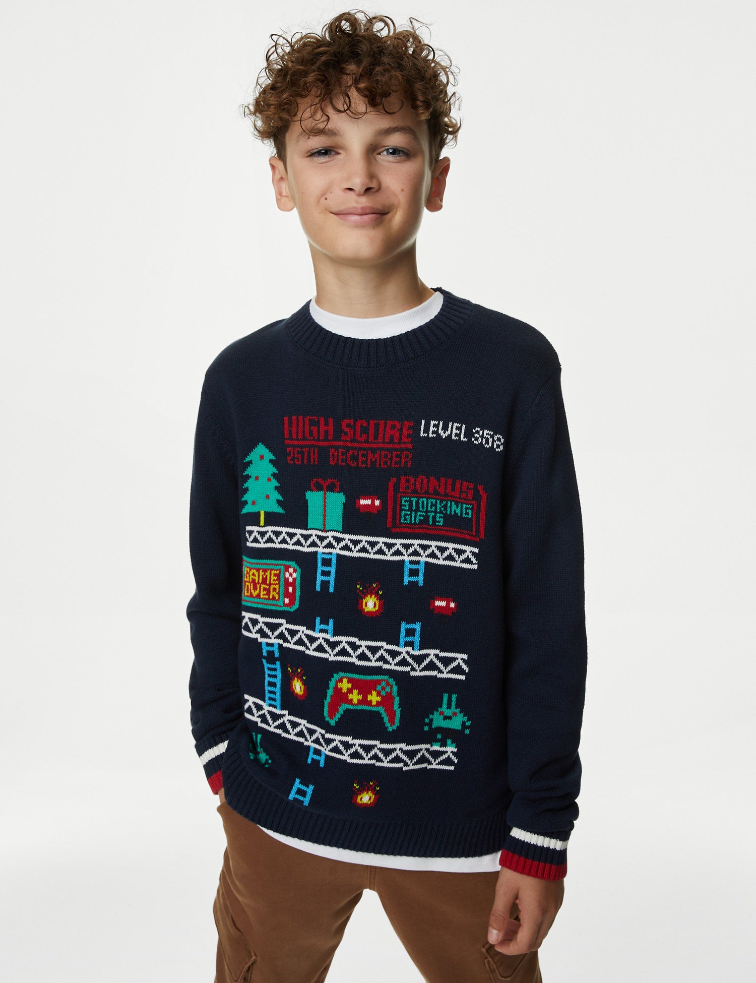 Pure Cotton Christmas Gaming Jumper