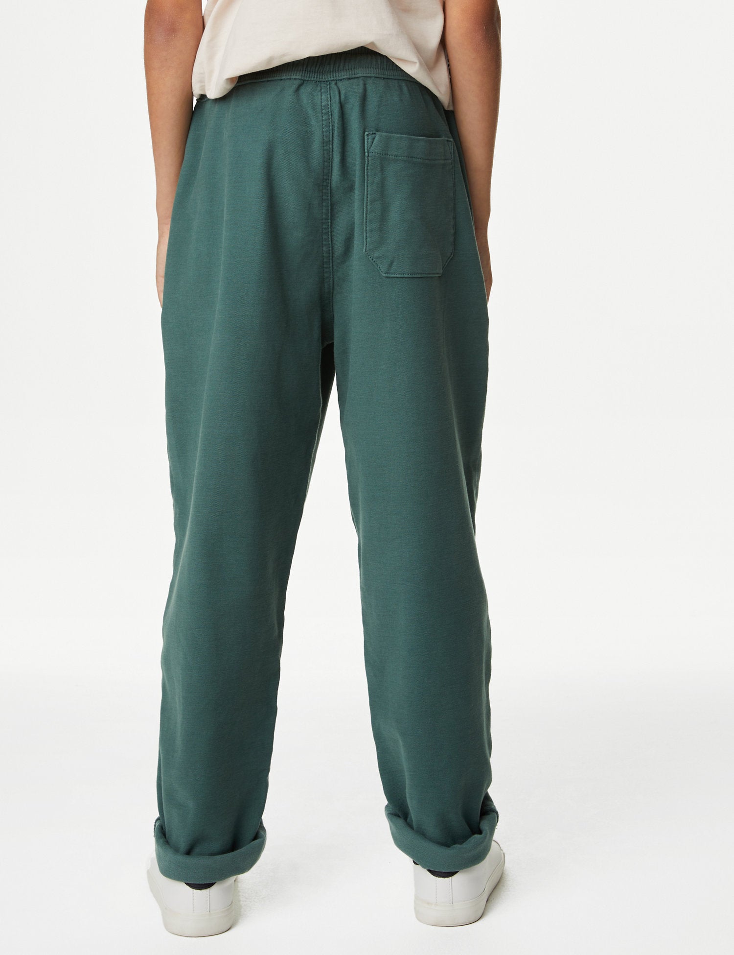 Relaxed Cotton Rich Elasticated Waist Chinos