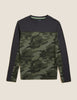 Pure Cotton Camouflage Top