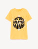 Pure Cotton Slogan T-Shirt