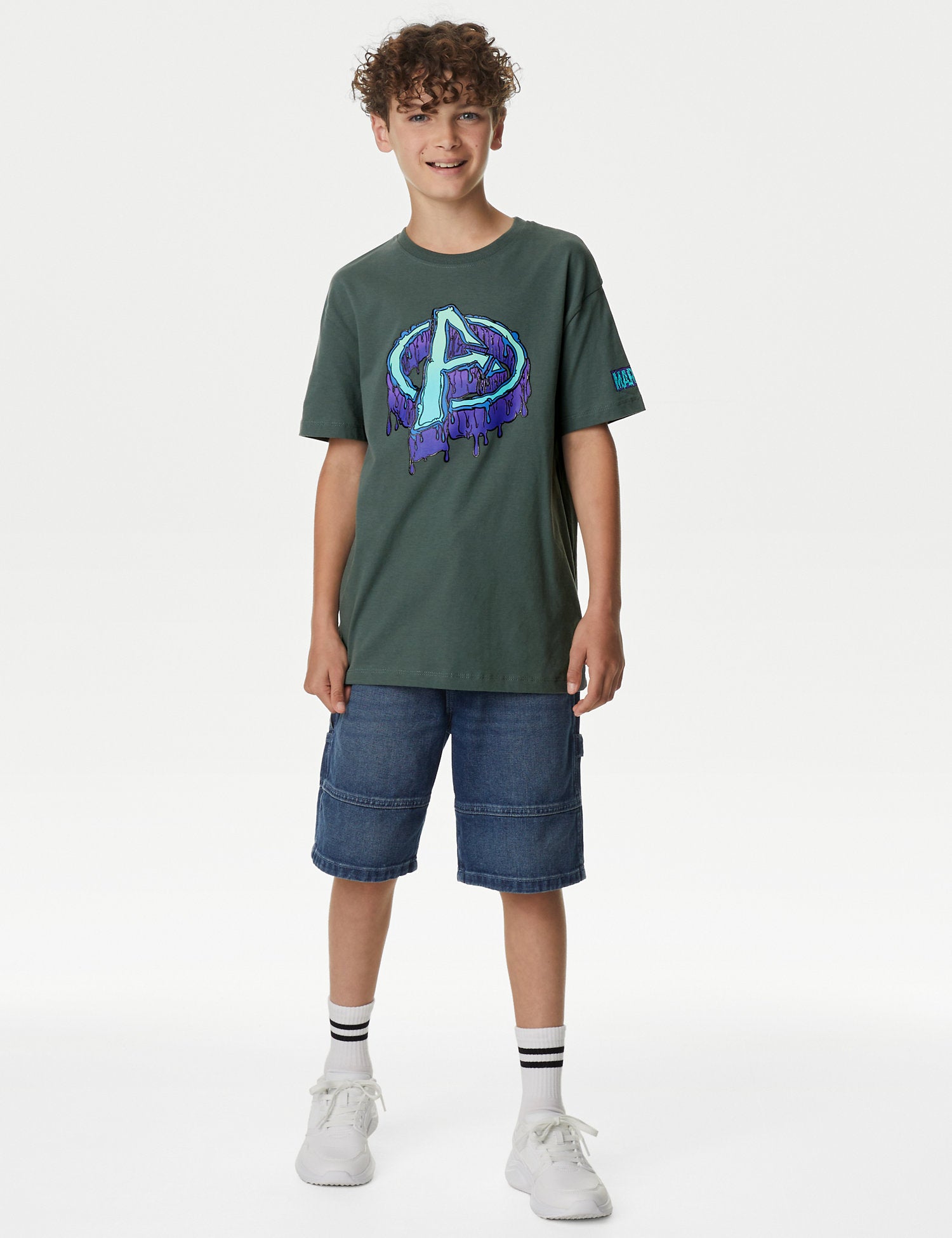 Pure Cotton Avengers™ Print T-Shirt