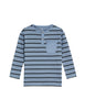 Pure Cotton Breton Striped Henley Top