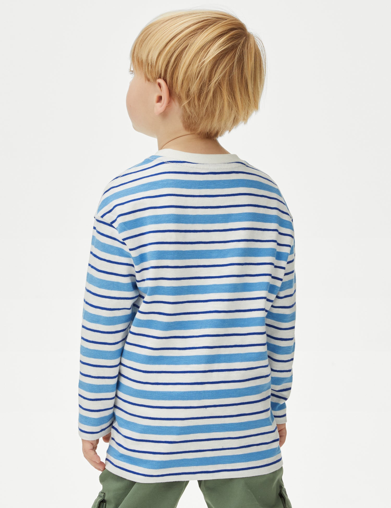 Pure Cotton Striped Have Fun Be Happy Top