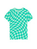 Pure Cotton Checkerboard T-Shirt