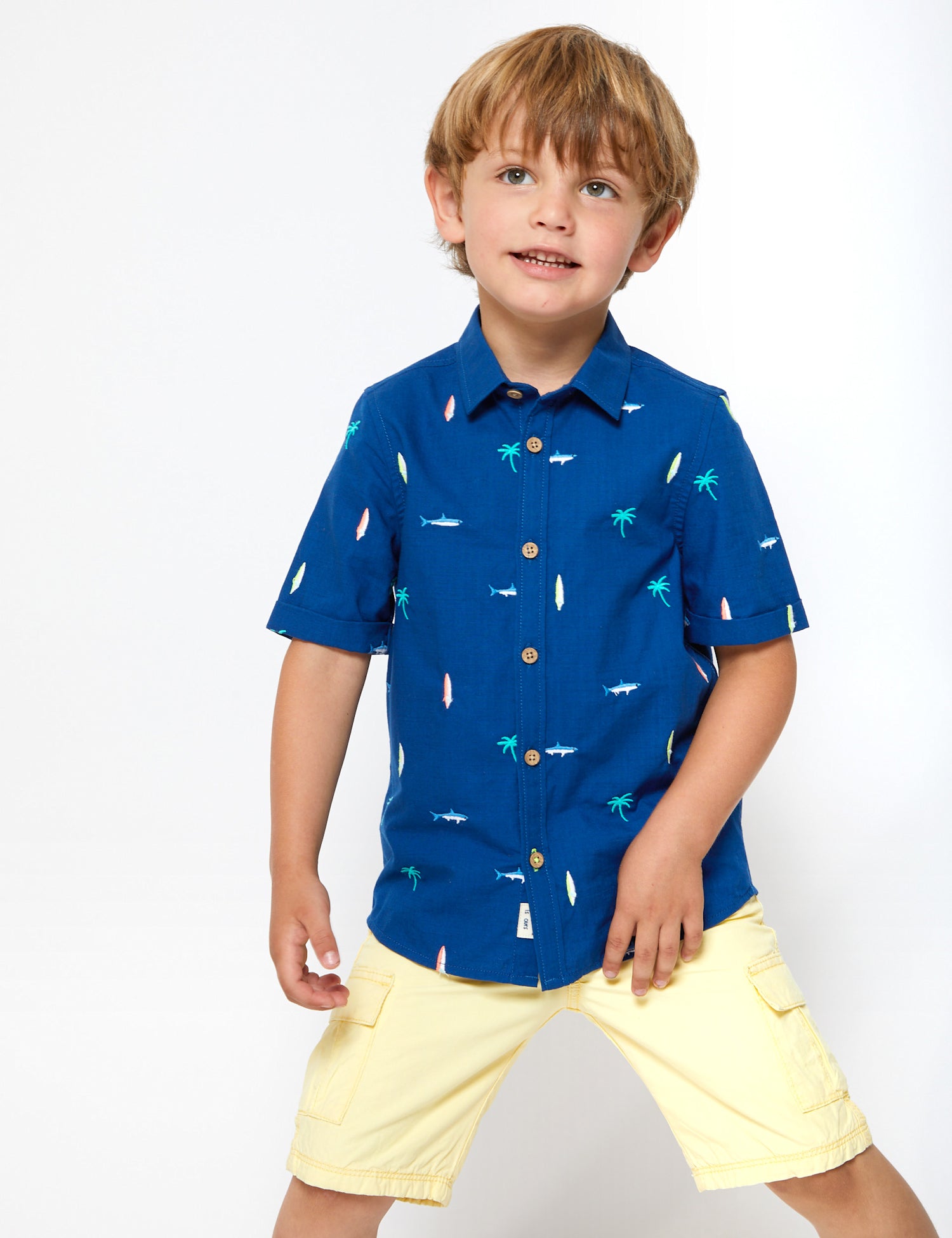 Pure Cotton Surfboard Shirt
