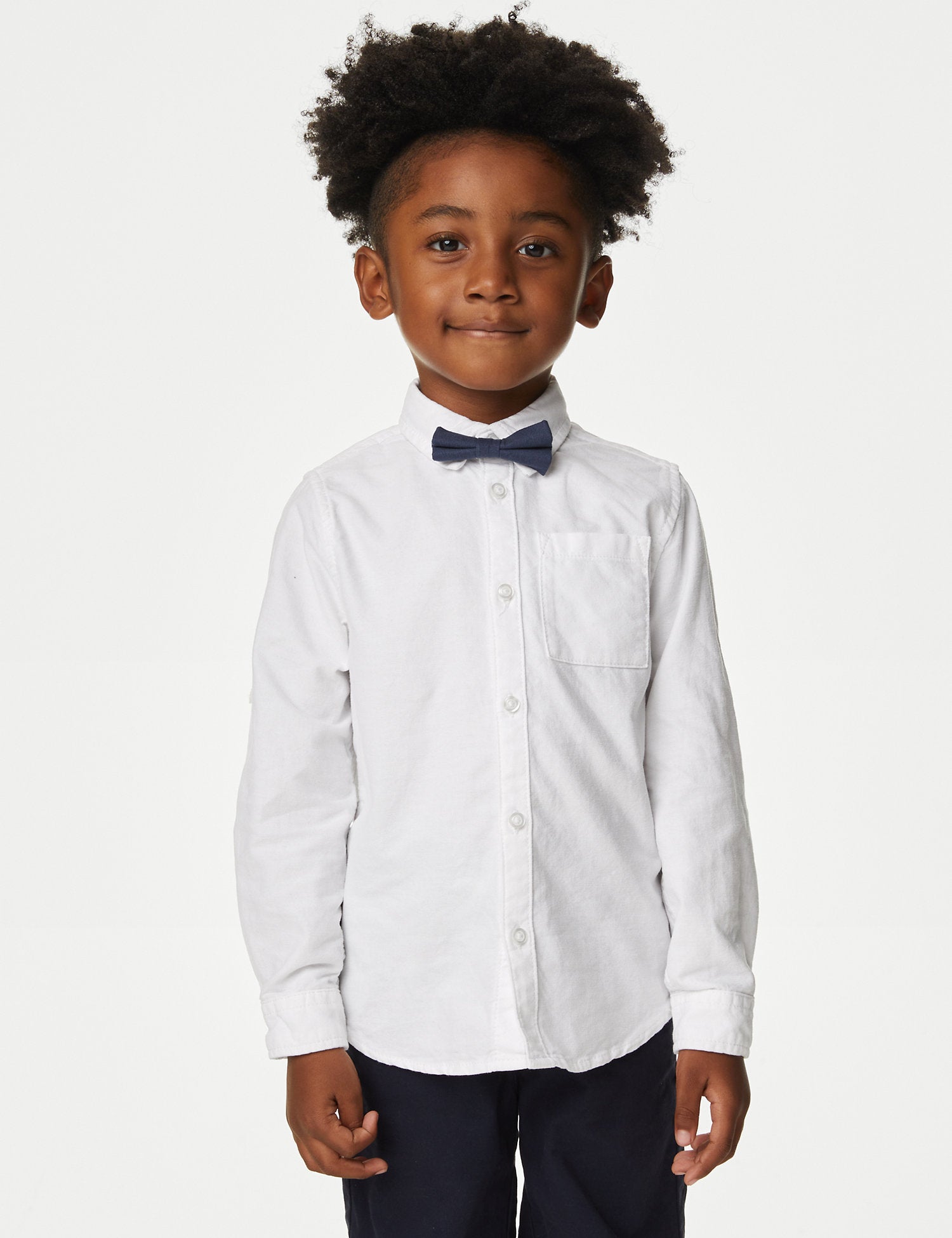 2pc Pure Cotton Shirt & Bow Tie Set