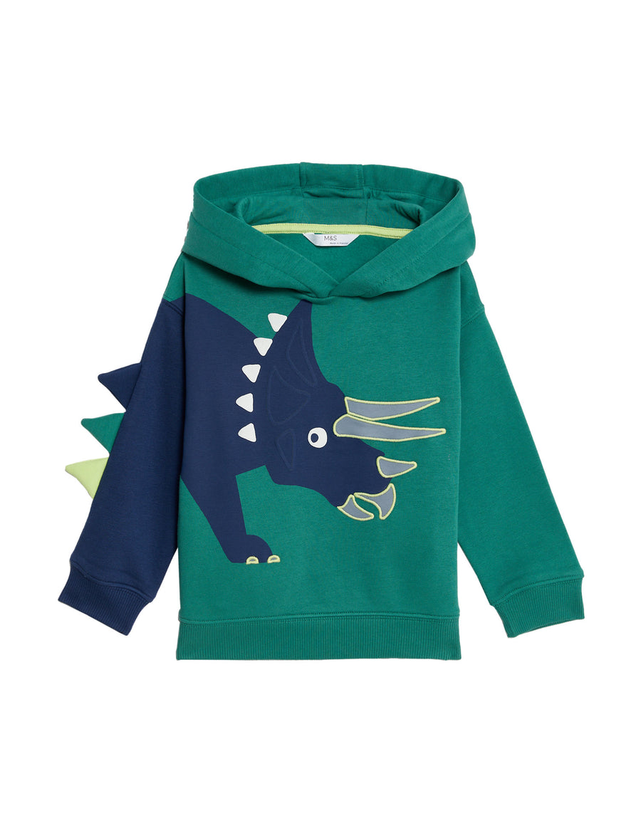 Cotton Rich Dinosaur Hoodie