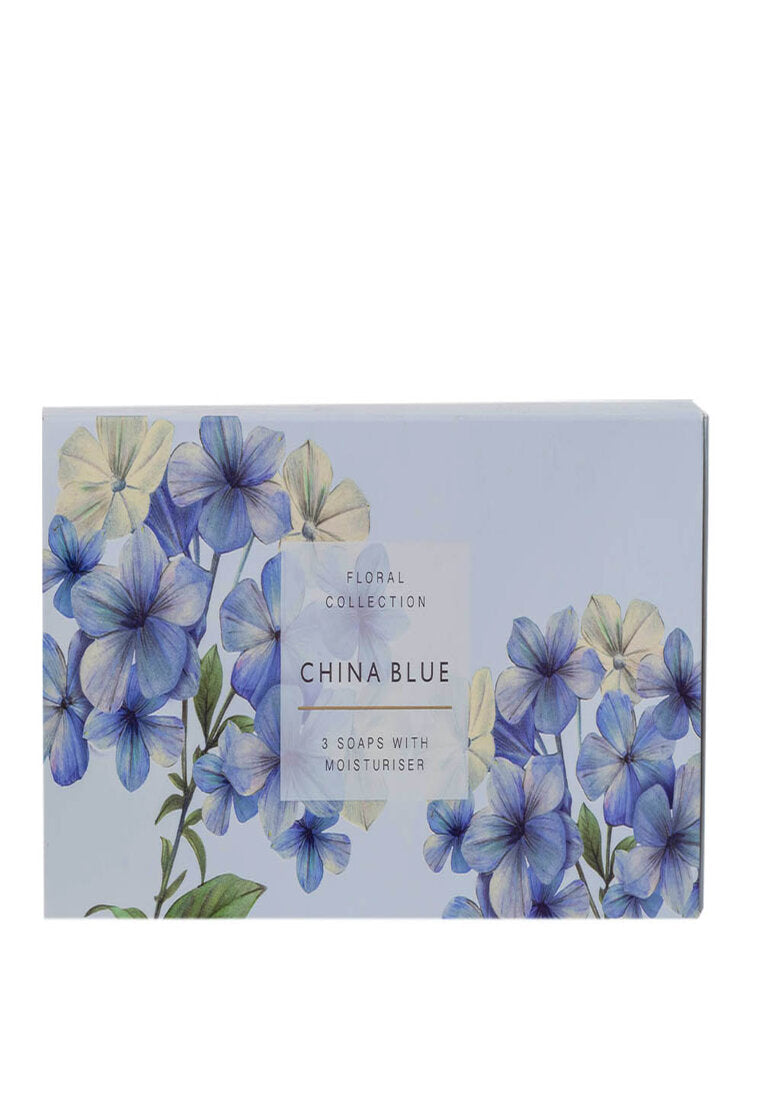 China Blue Trio of Soaps