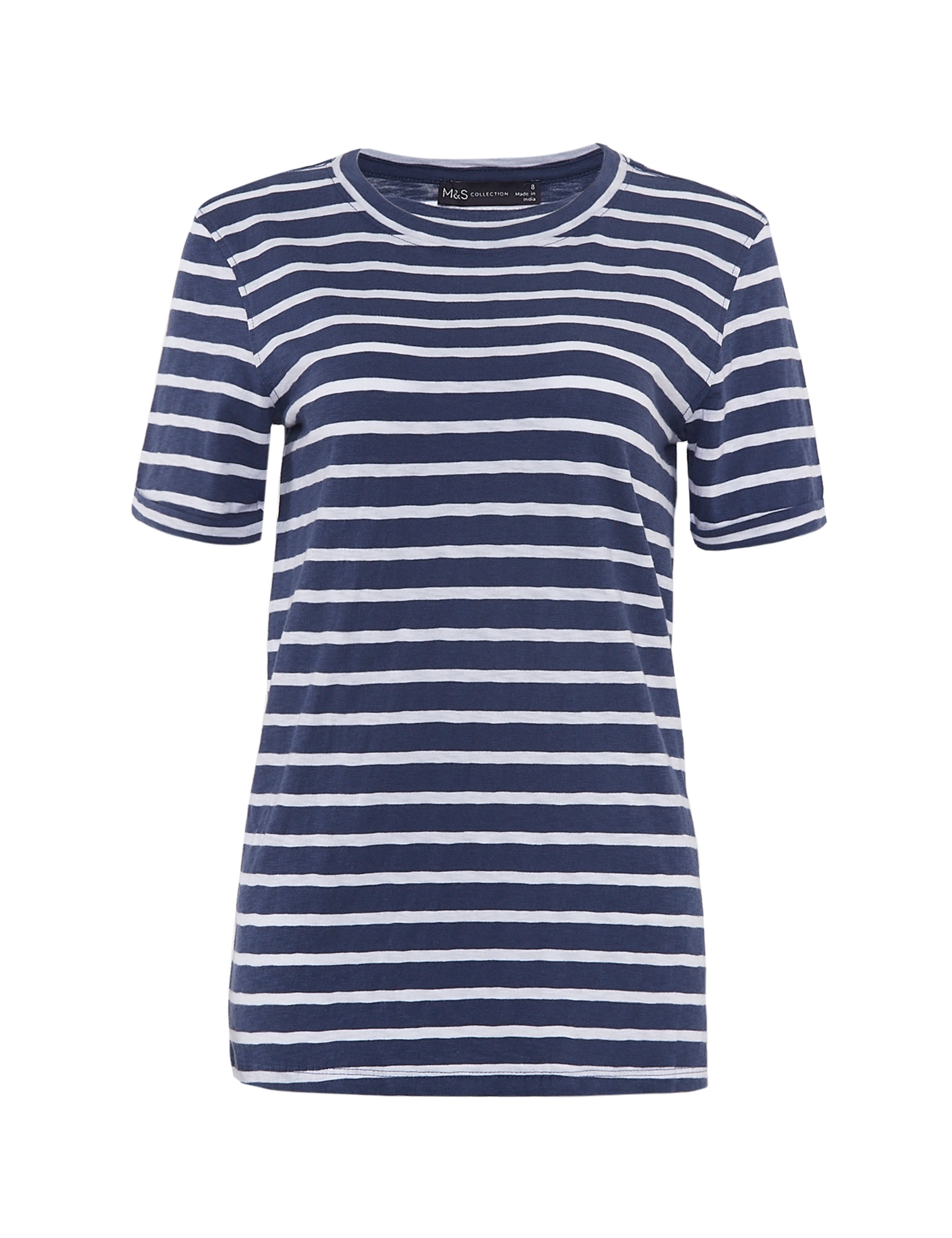 Short Sleeved Vintage Stripe Top