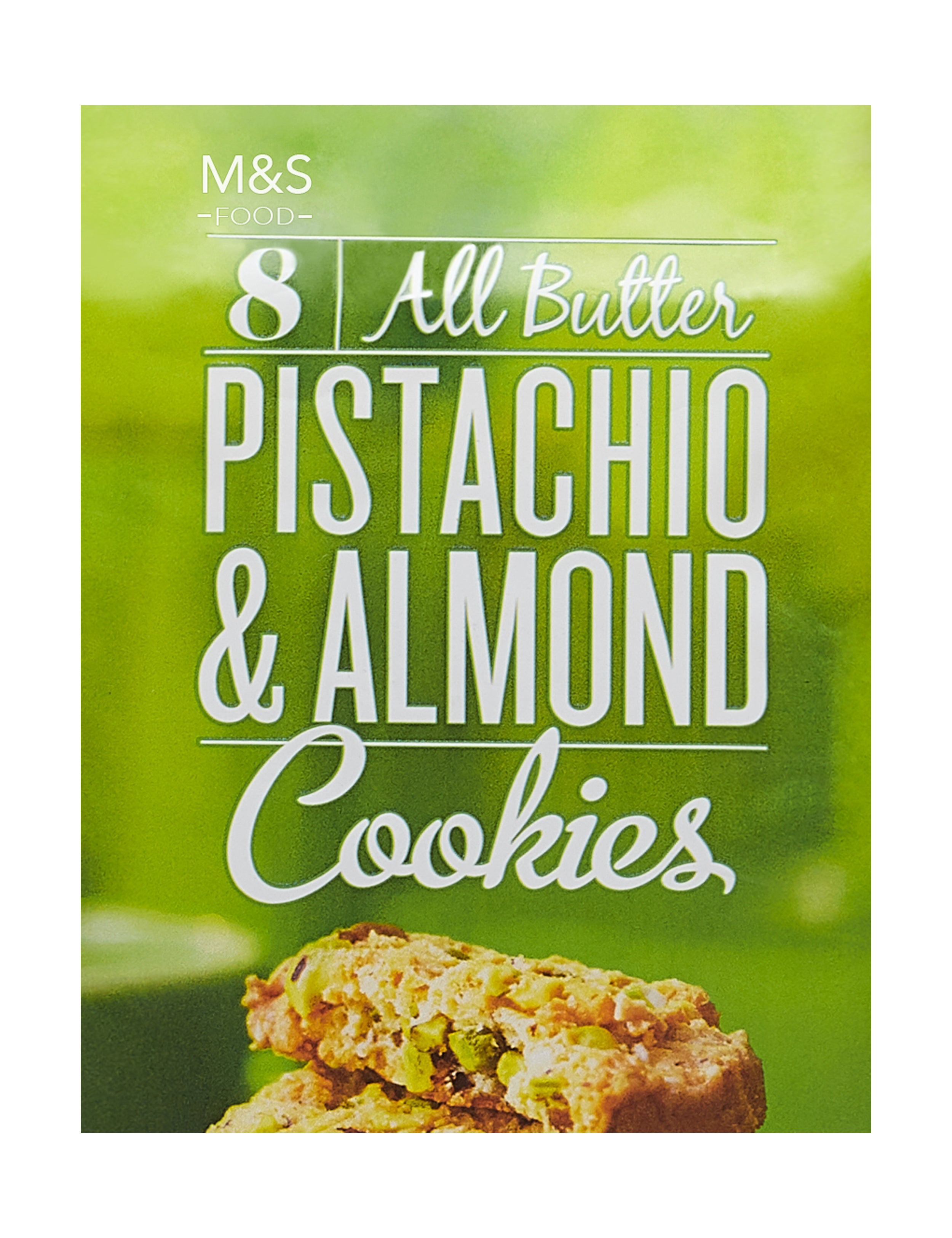 8 All Butter Pistachio & Almond Cookies