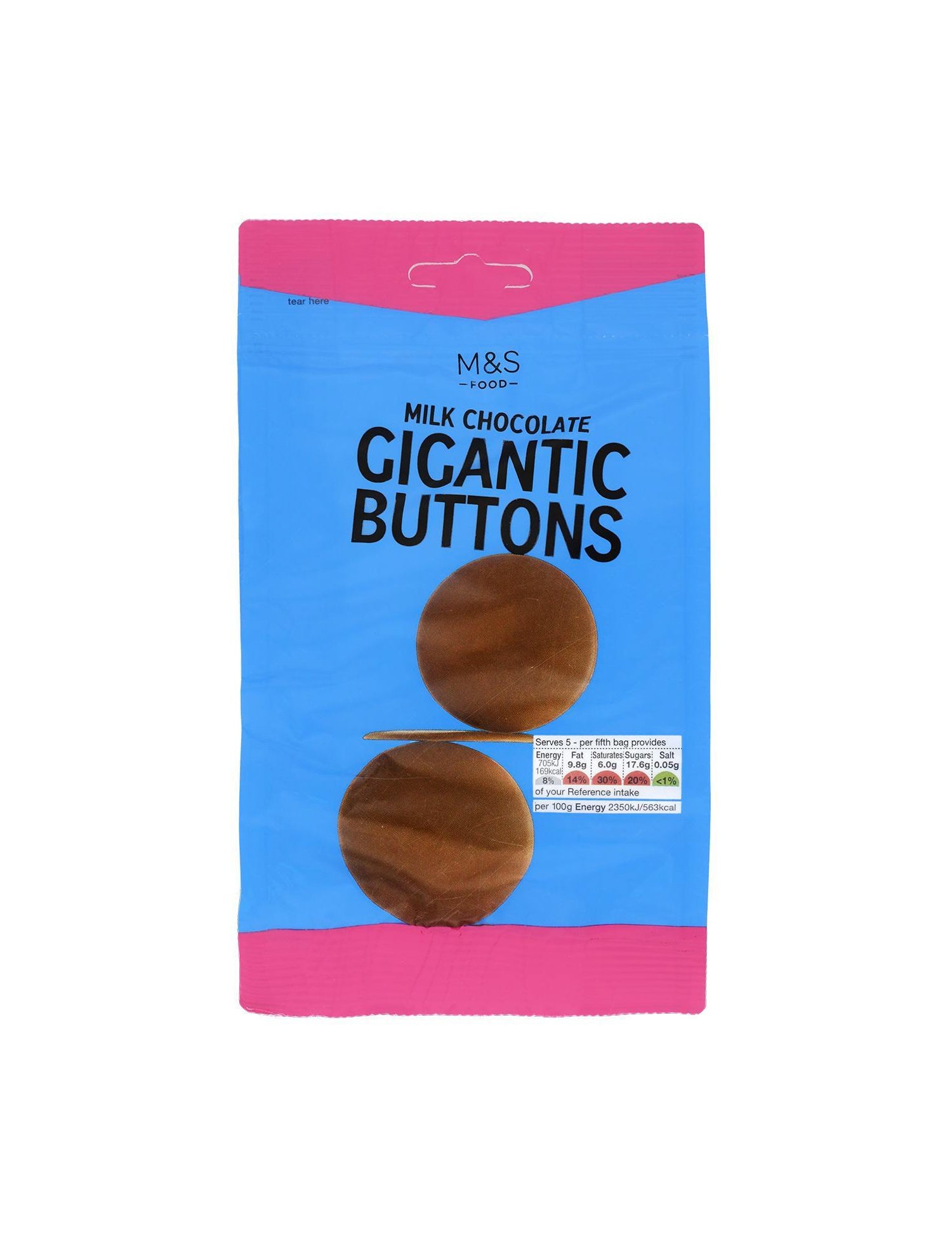 Milk Chocolate Gigantic Buttons