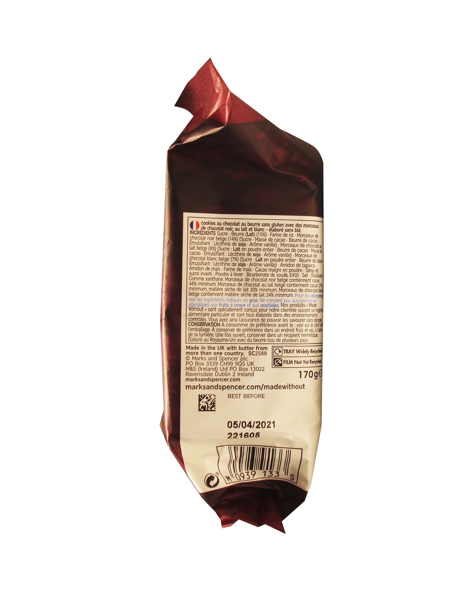 Made Without Belgian Chocolate Cookies