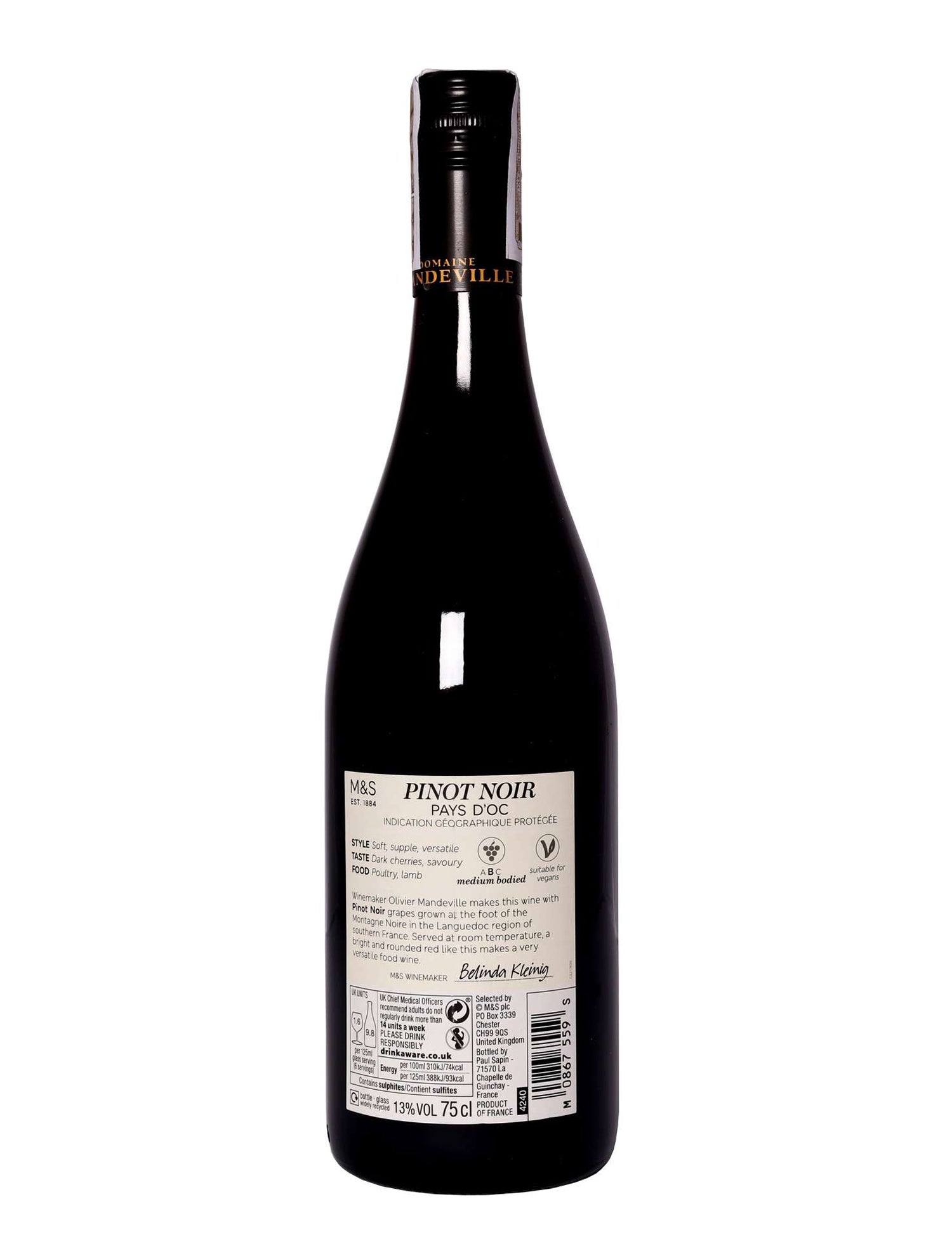Domaine Mandeville Pinot Noir