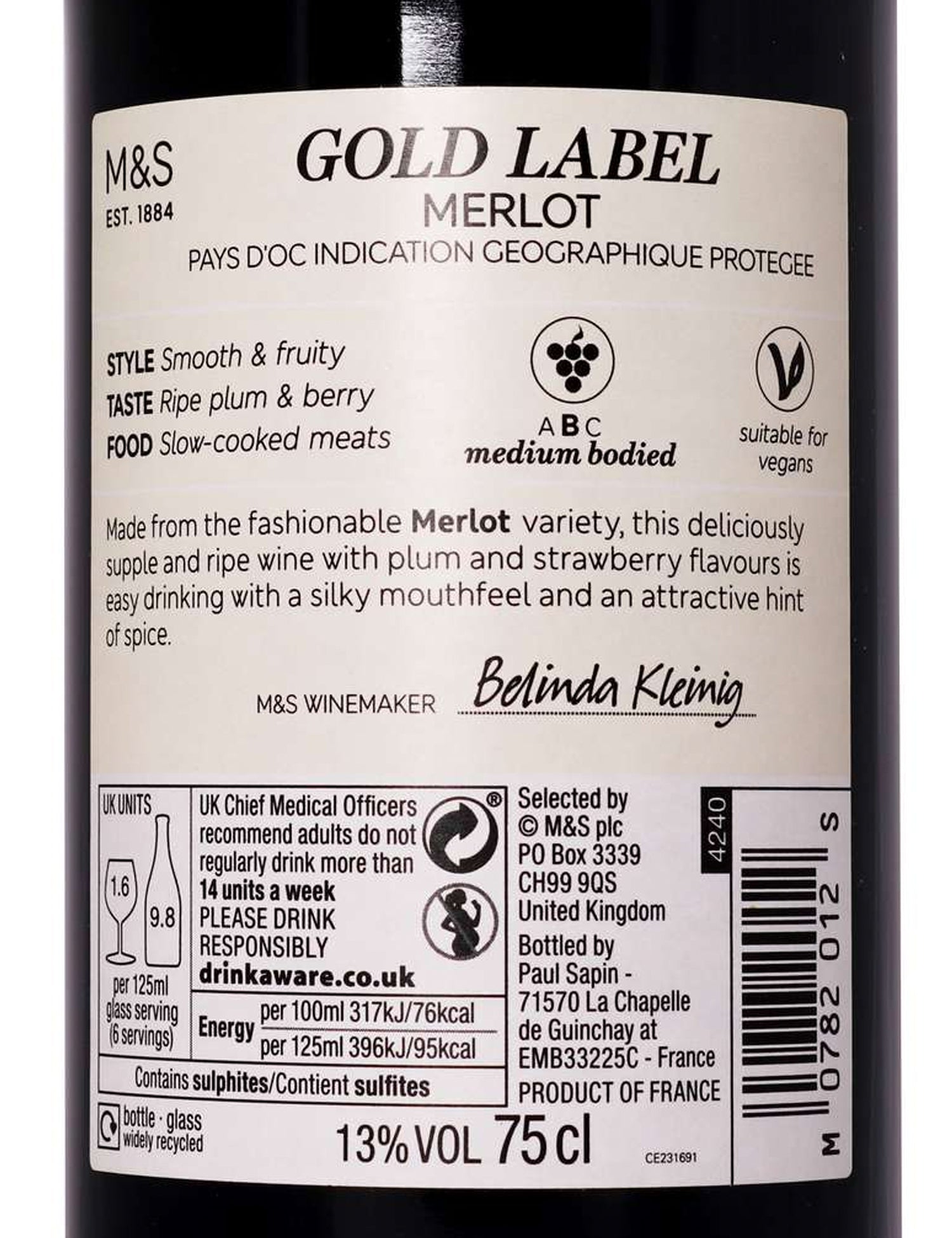 Gold Label Merlot