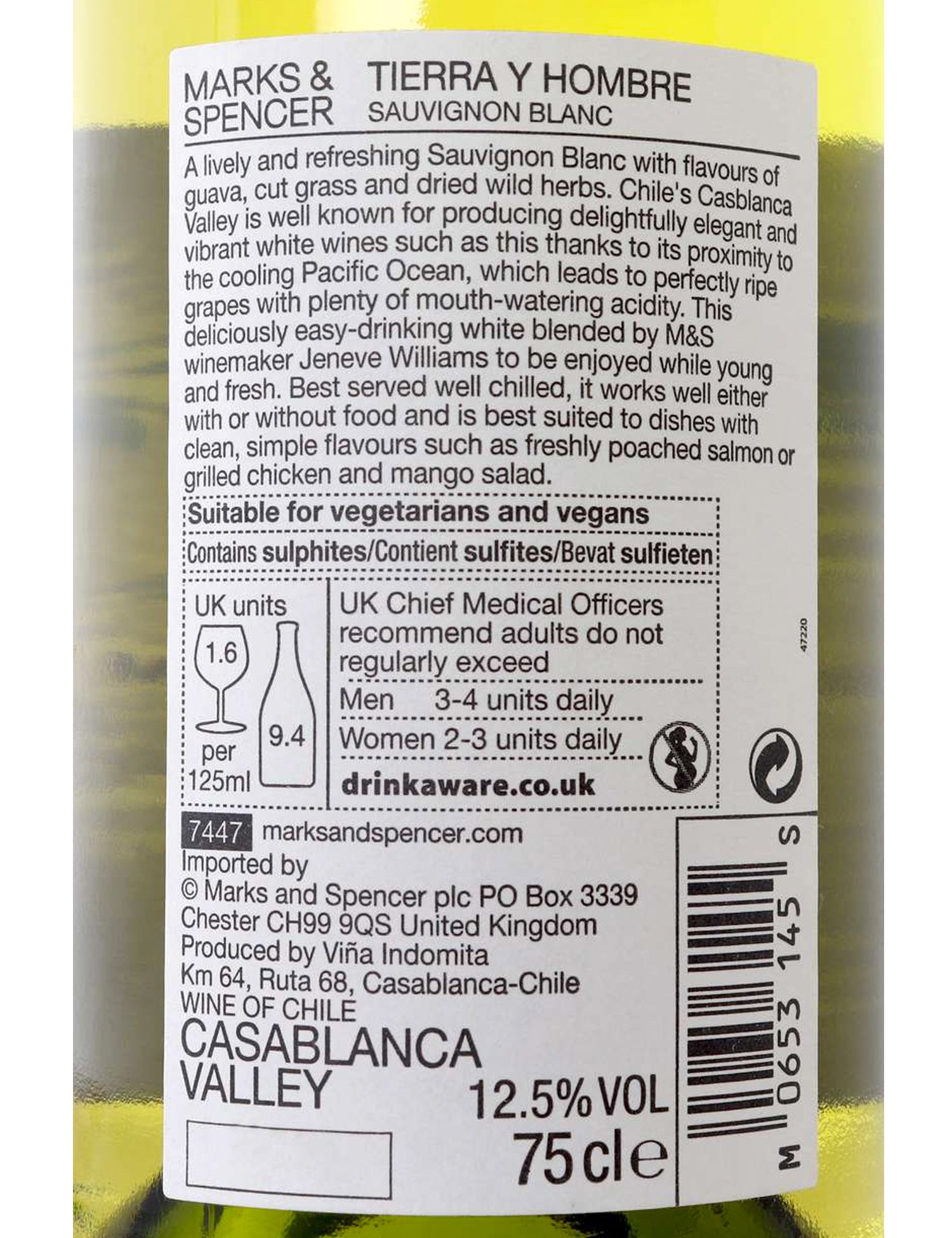 Tierra Y Hombre Sauvignon Blanc