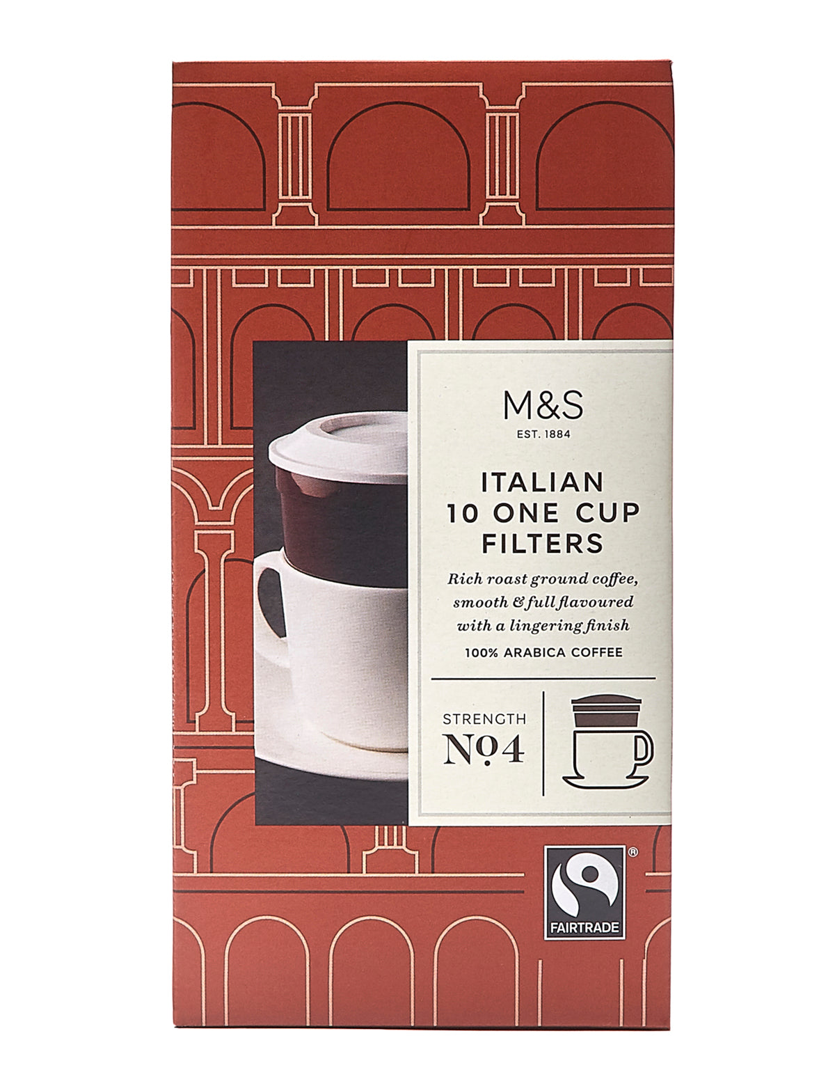 Italian 10 One Cup Filters