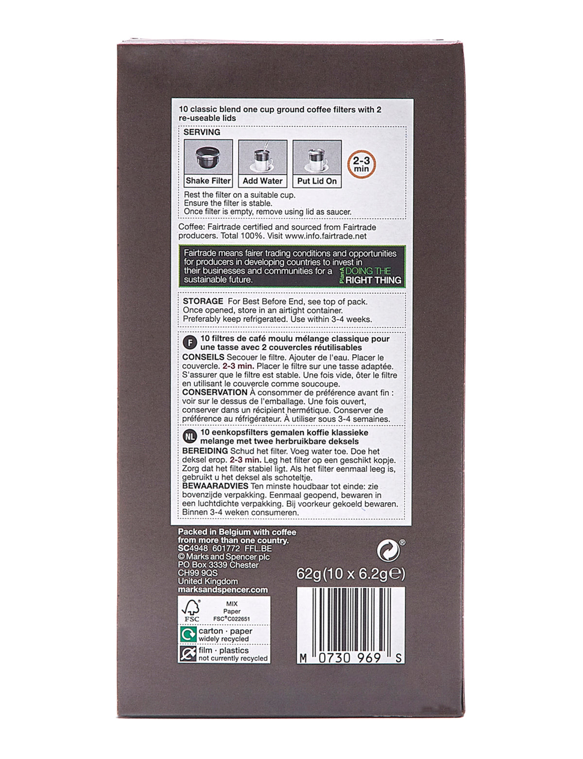 Classic 10 One Cup Filters