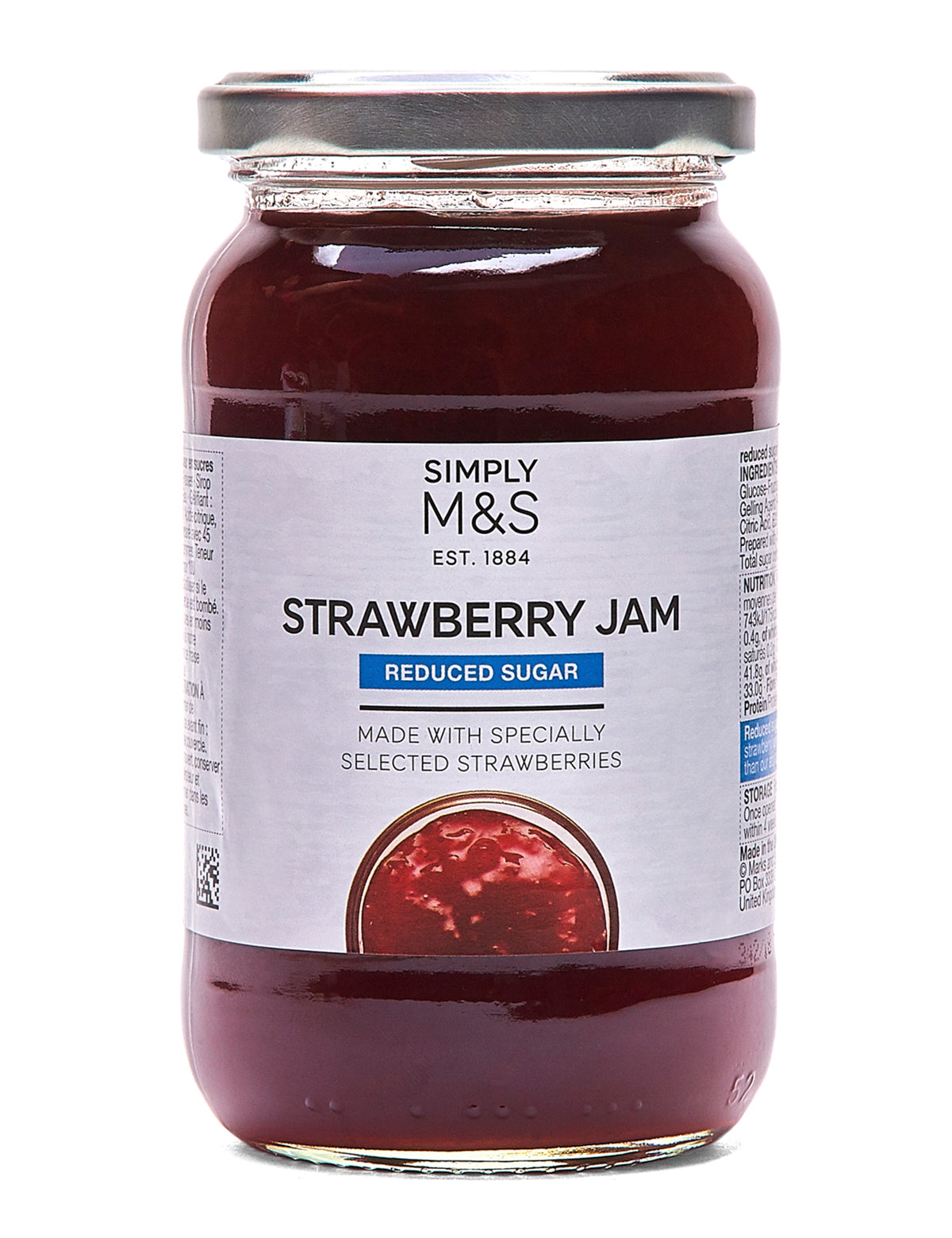 Reduced Sugar Strawberry Jam
