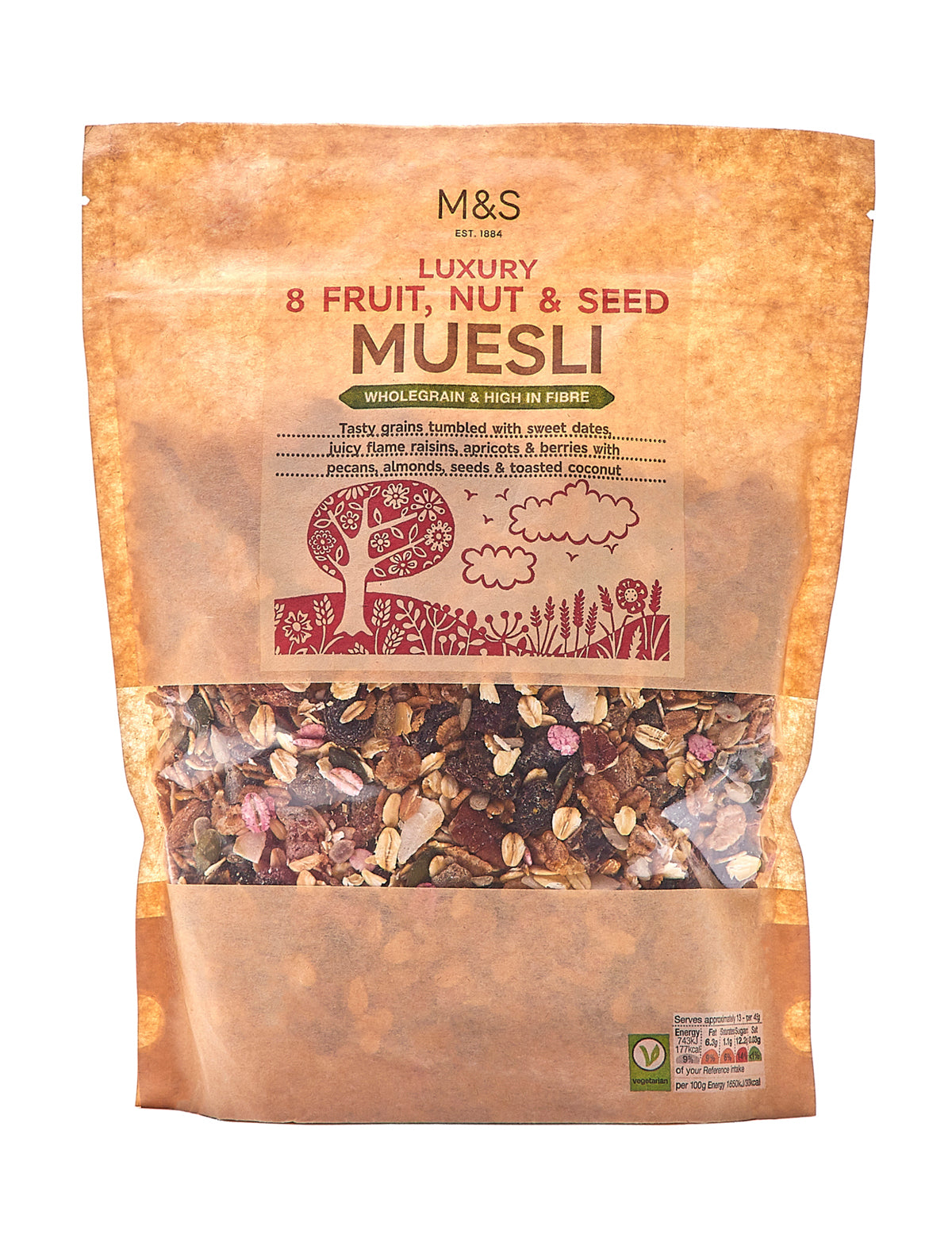 Luxury 8 Fruit, Nut & Seed Muesli