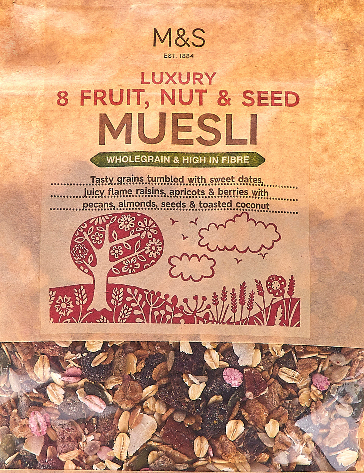 Luxury 8 Fruit, Nut & Seed Muesli