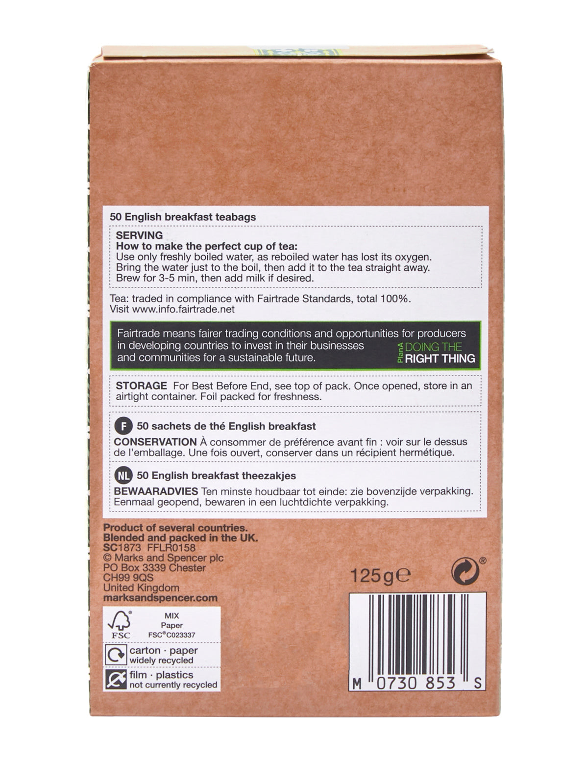 50 English Breakfast Teabags