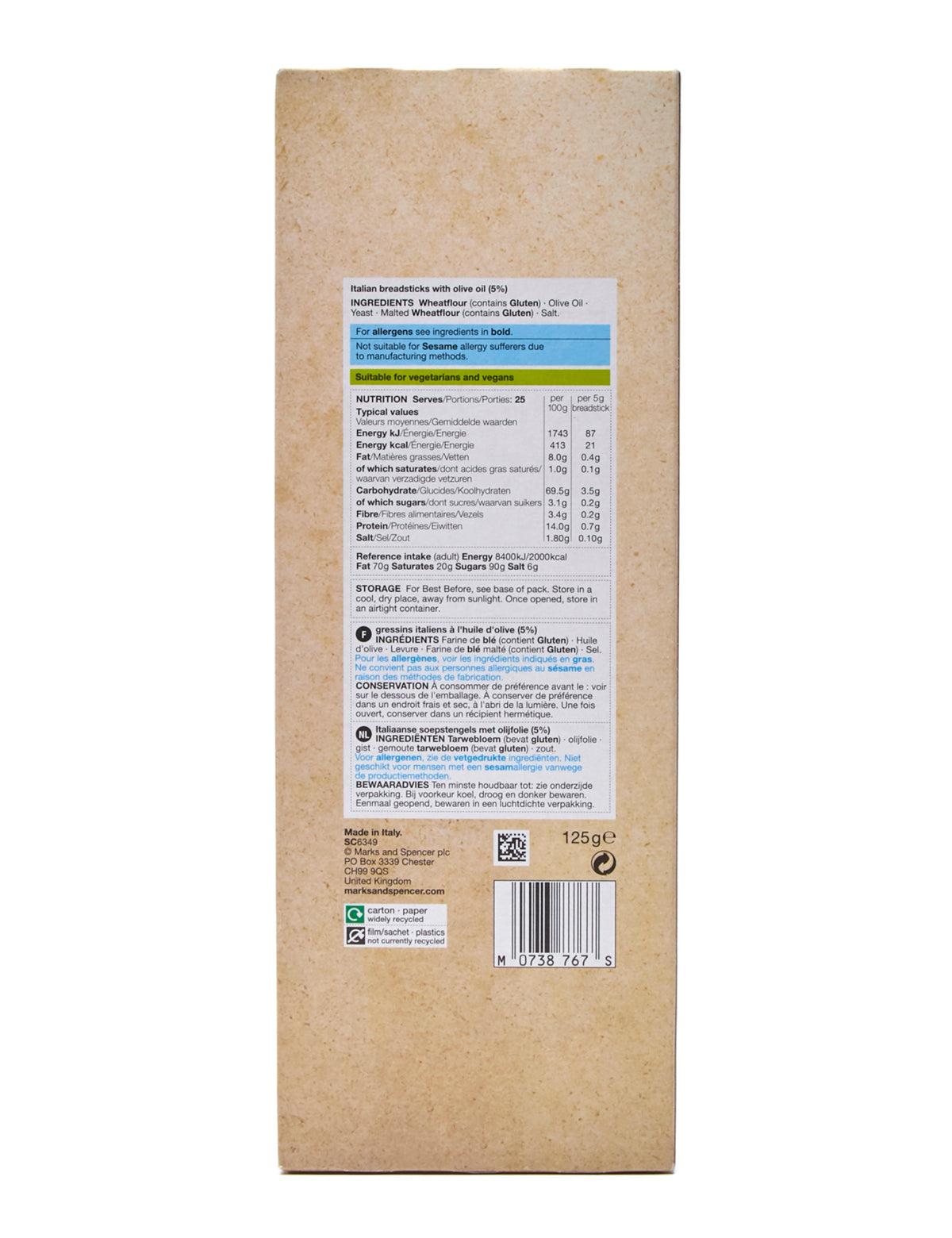 Italian Torinesi Breadsticks