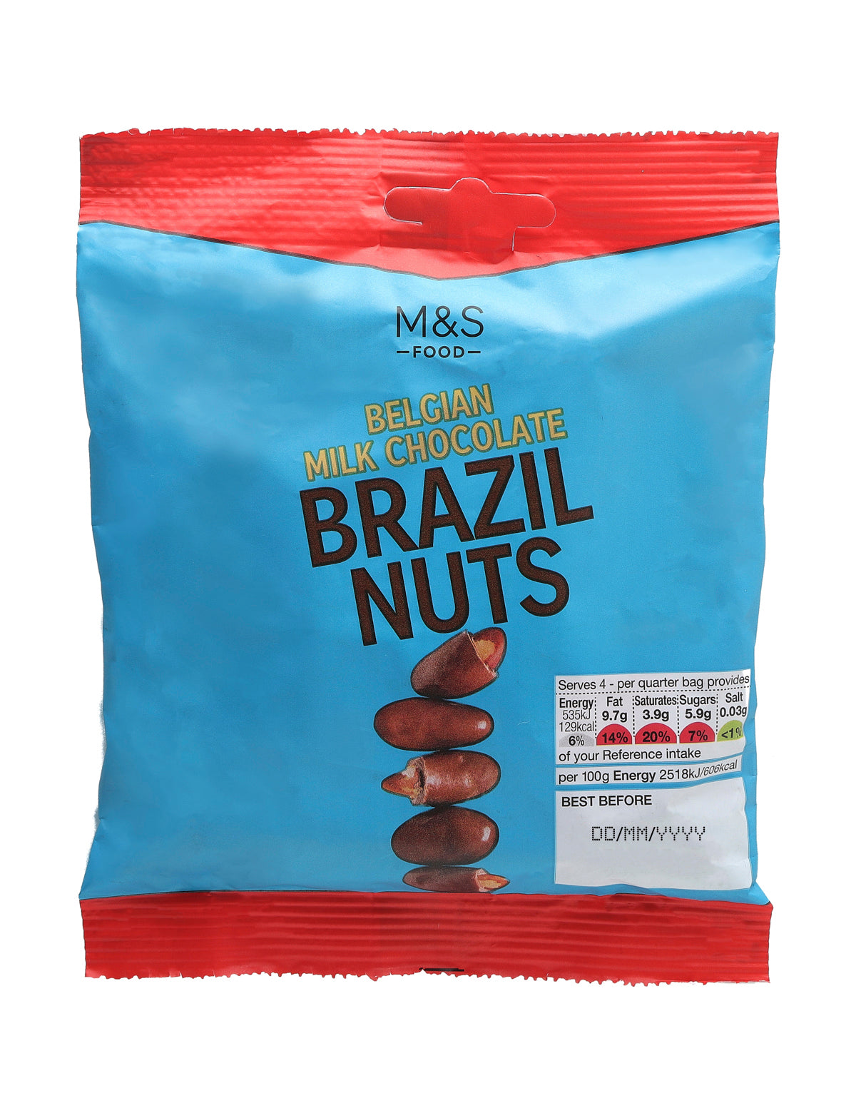Belgian Milk Chocolate Brazil Nuts