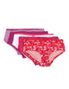 5pk Cotton Lycra Low Rise Shorts