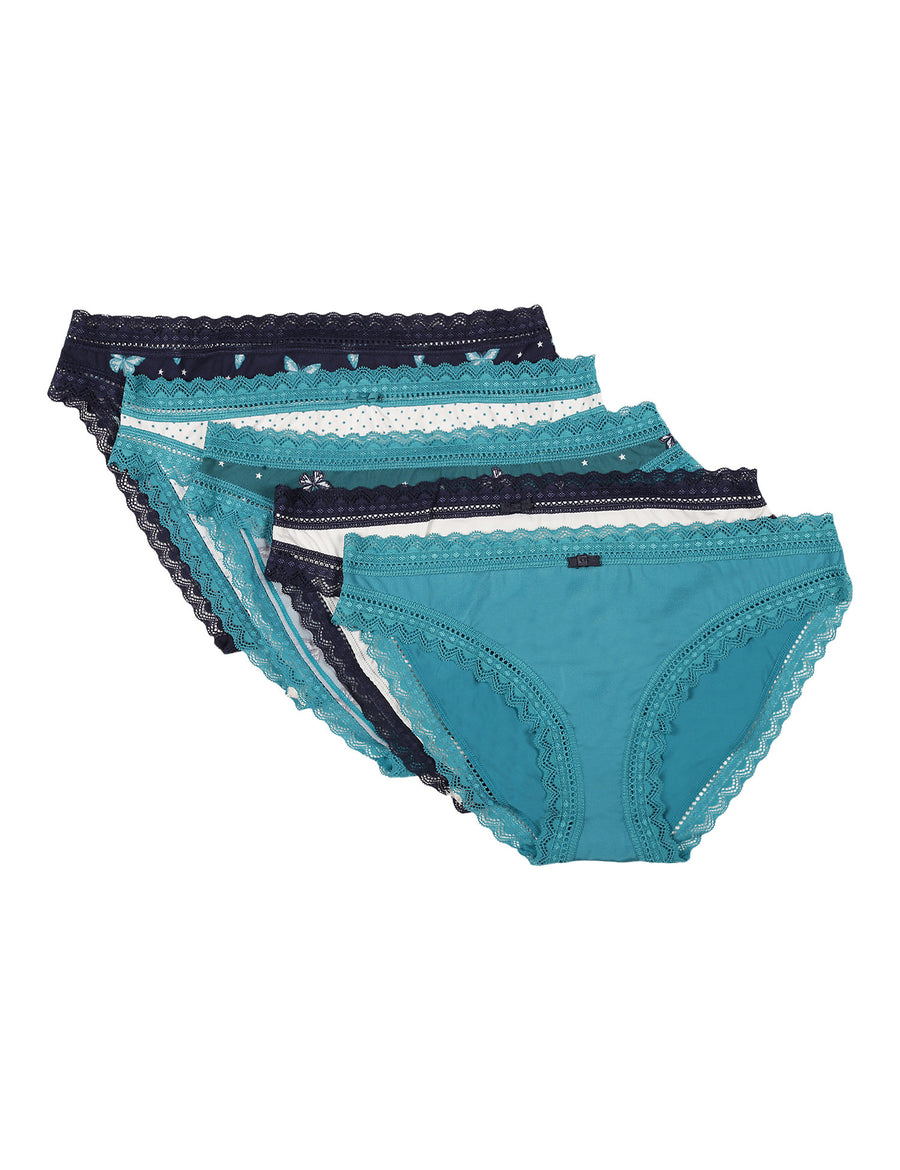 5 Pack Butterfly MF & Lace Bikini