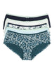 5pk Cotton Lycra Floral Low Rise Shorts