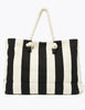 Cotton Striped Shopper Bag